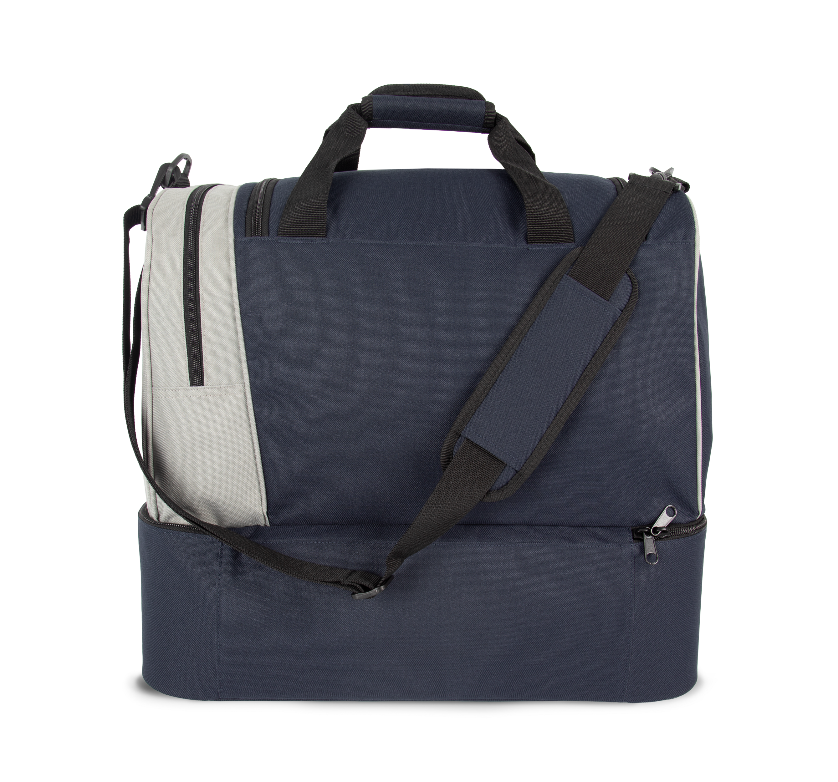 Saco de desporto com fundo rígido - Navy / Light Grey