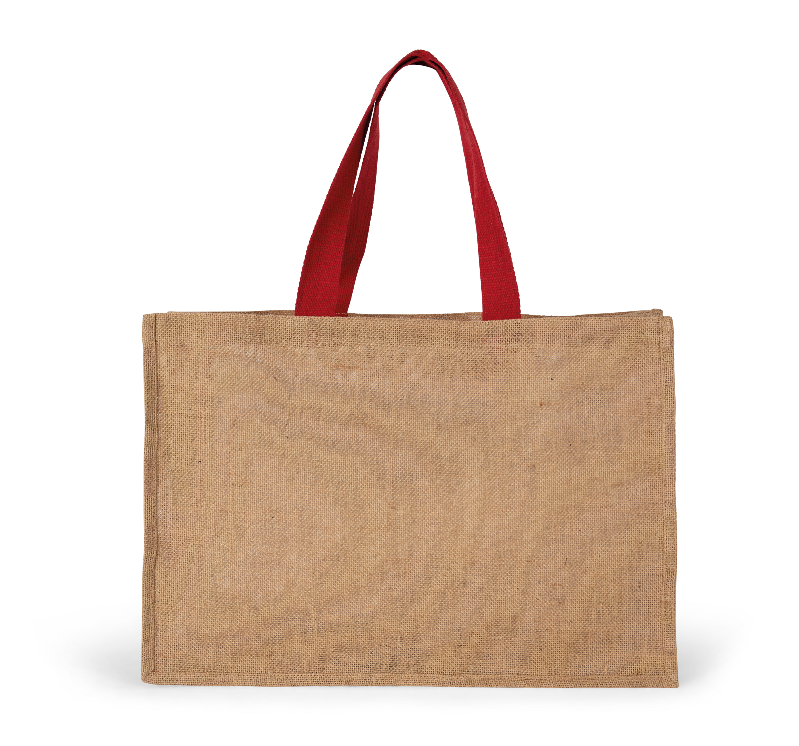 Saco de compras XL - Natural / Cherry Red