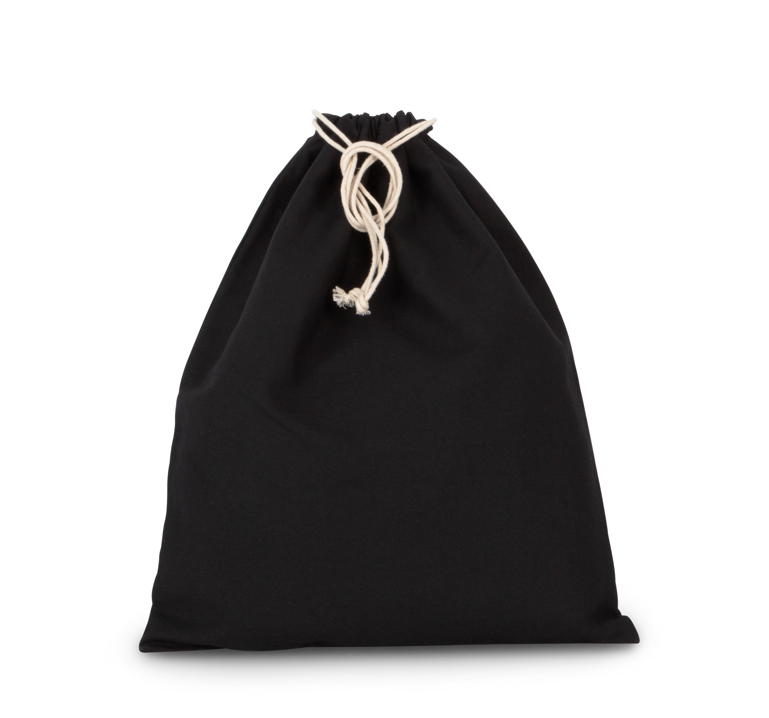 Saco de algodão com cordão - Black