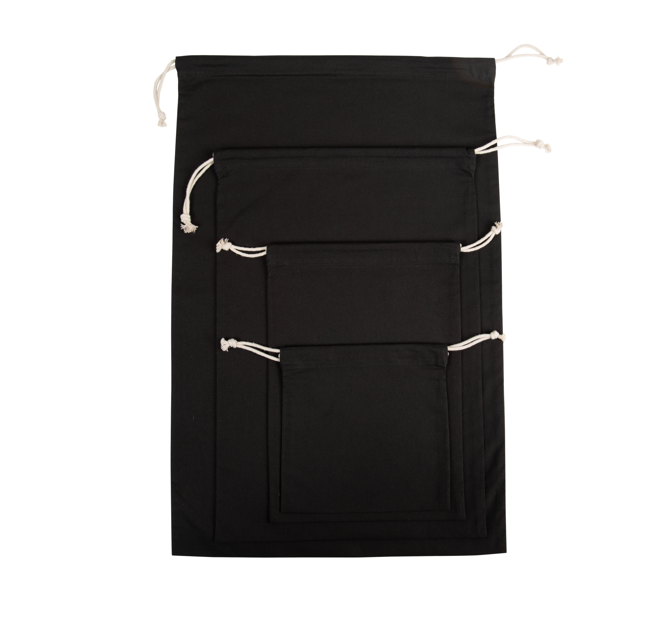 Saco multiusos em algodão biológico - Black