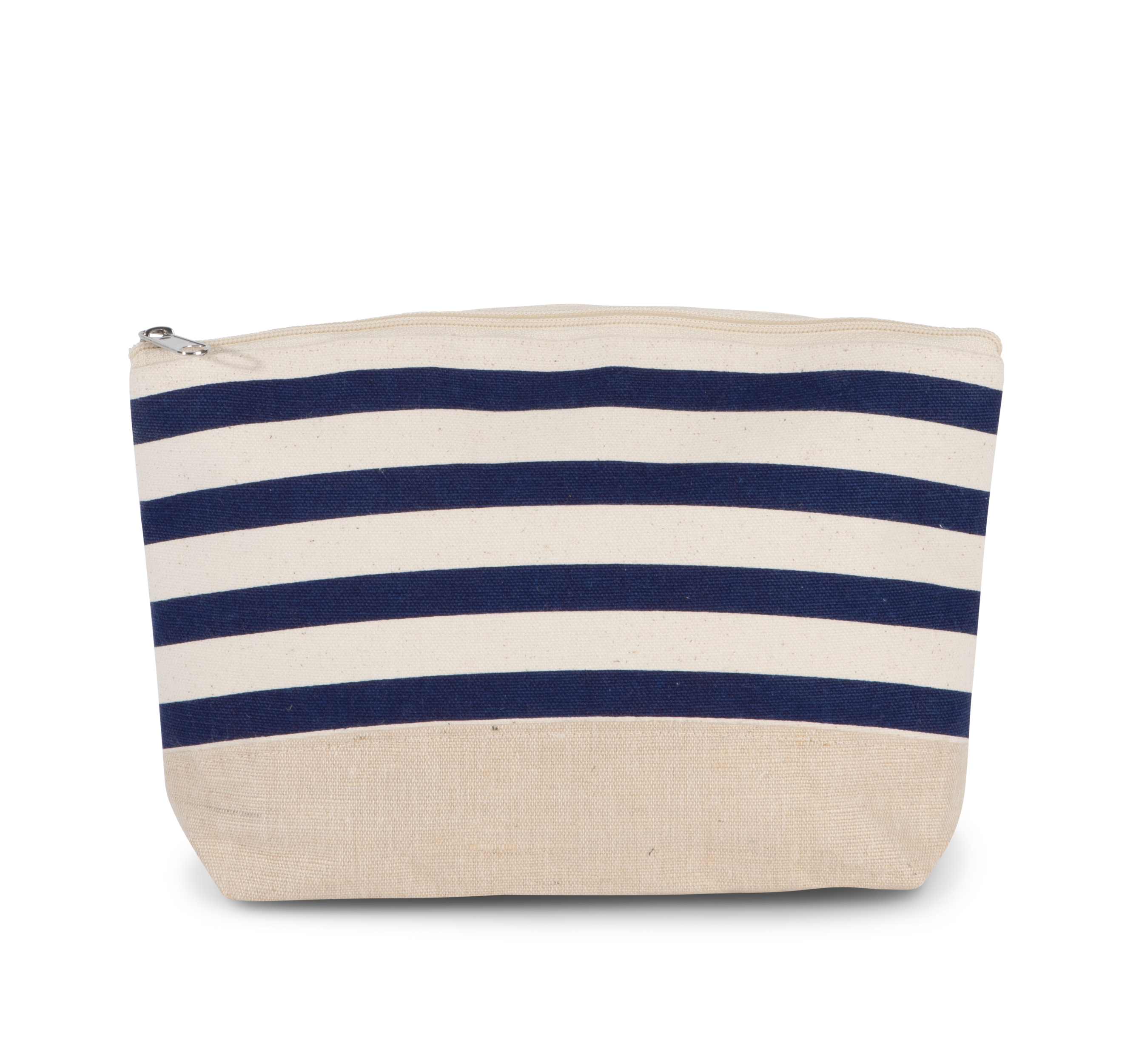 Bolsa para acessórios com padrão de marinheiro - Natural / Navy
