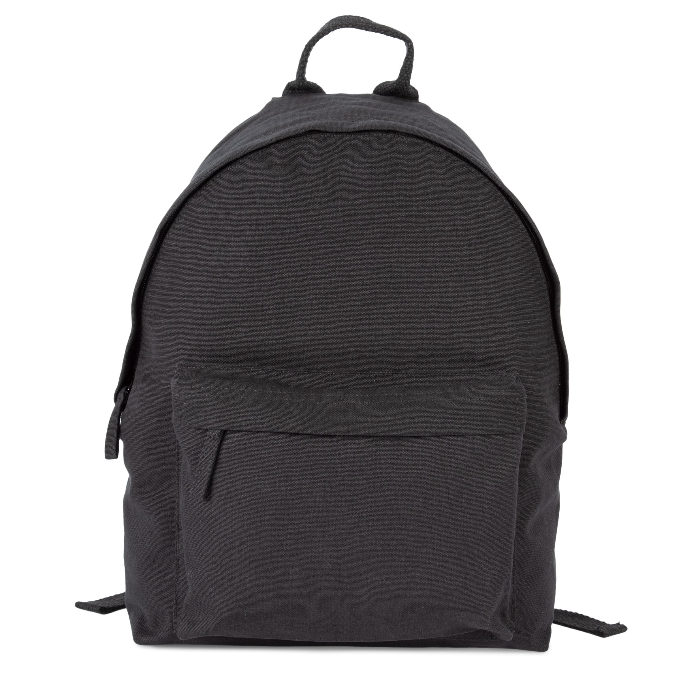 Mochila em algodão — Preto Frente