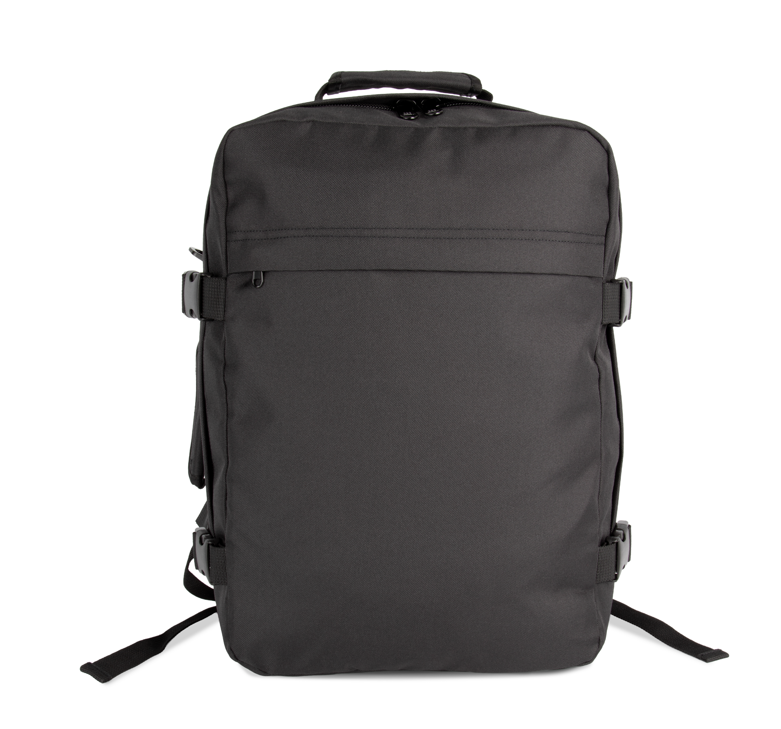 Mochila de viagem multiusos — Preto Frente