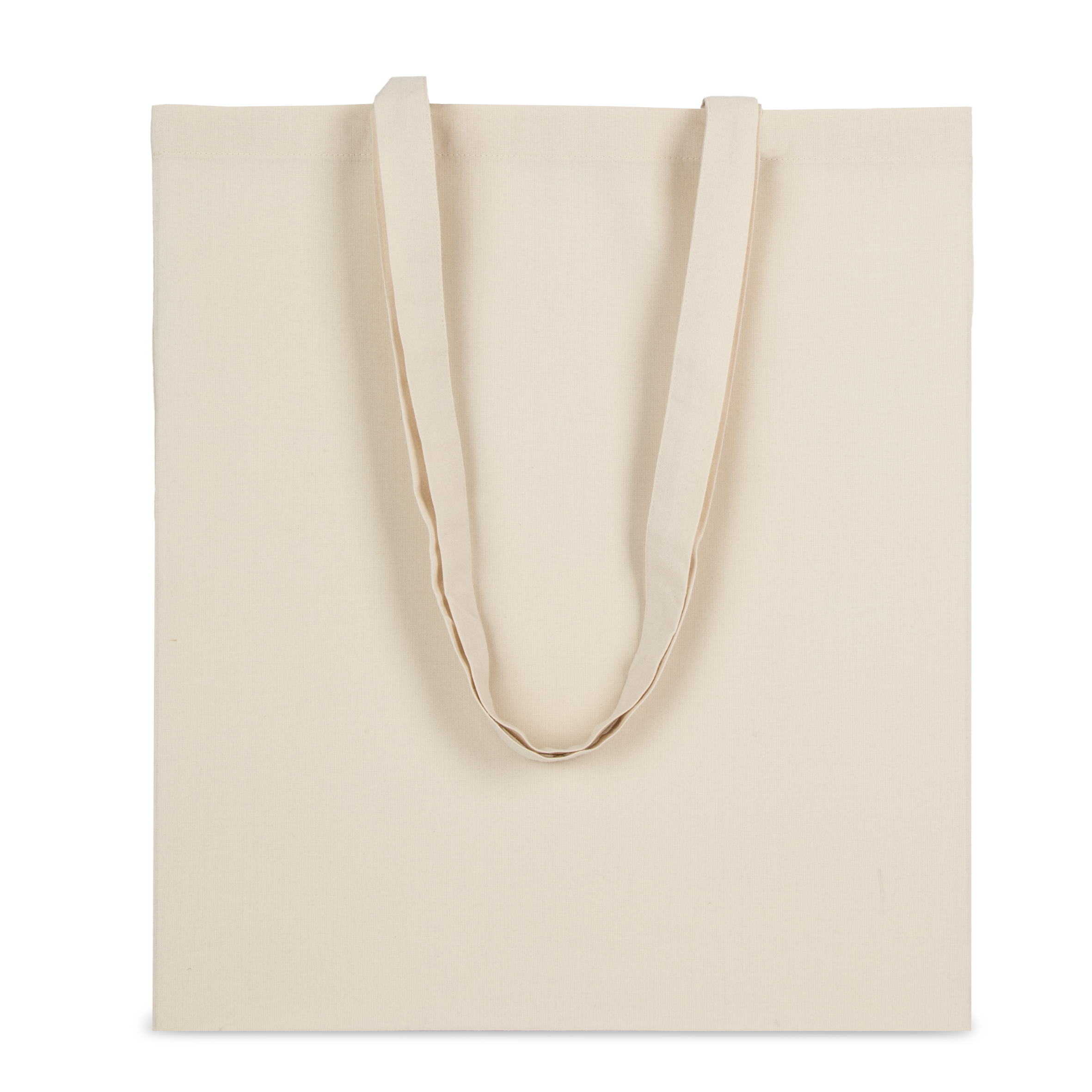 Tote bag em tecido reciclado efeito algodão - Natural