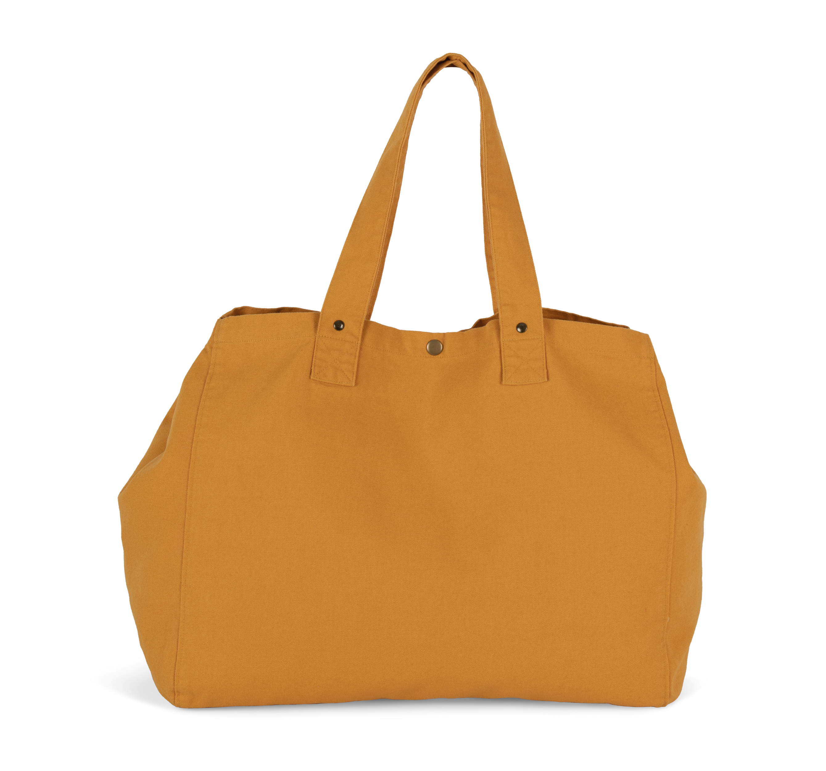 Saco de compras em algodão com aspecto lavado - Washed Sunflower