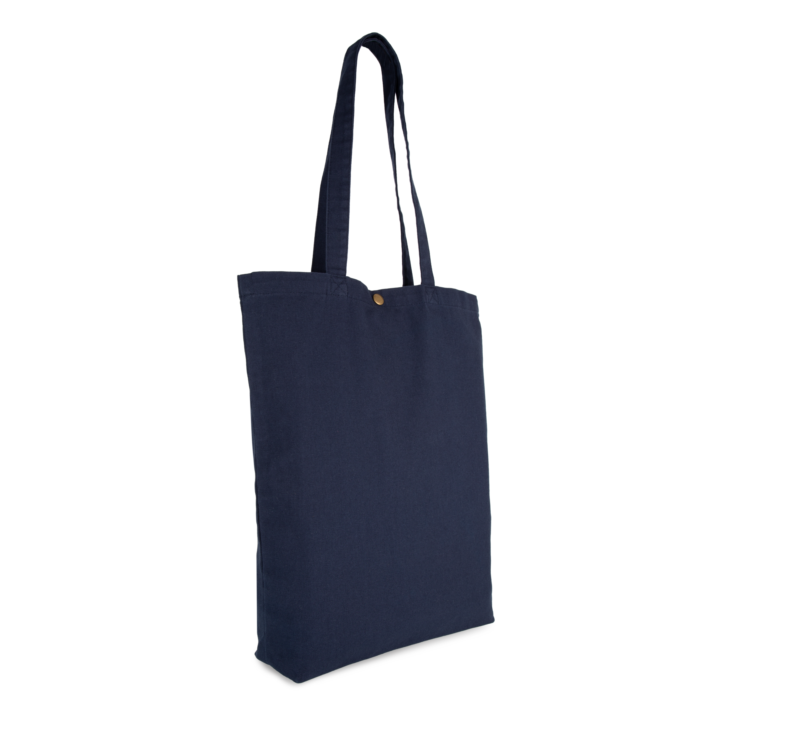 Bolsa shopper de algodón efecto lavado