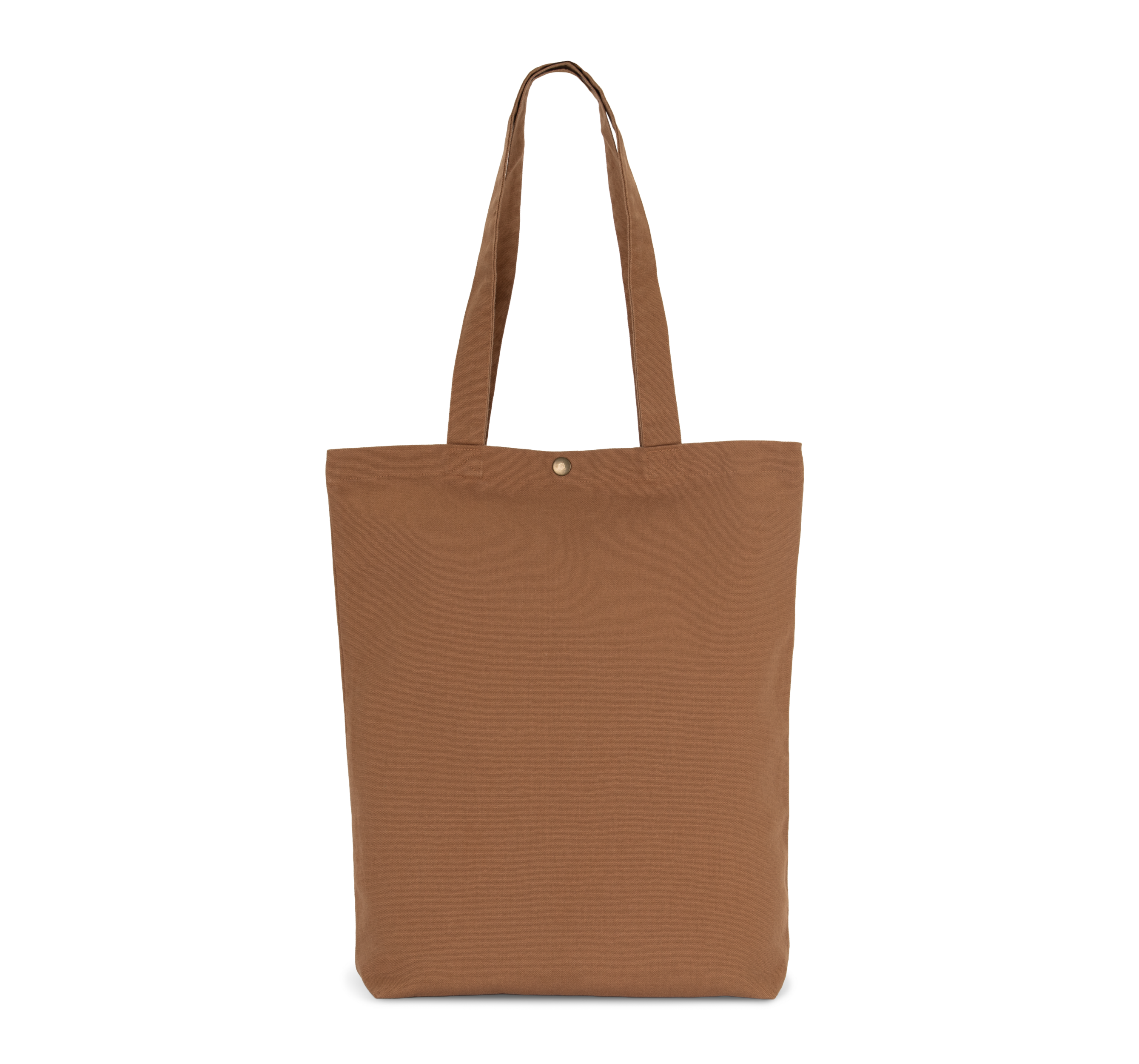 Saco de compras em algodão com aspecto lavado - Washed Cinnamon