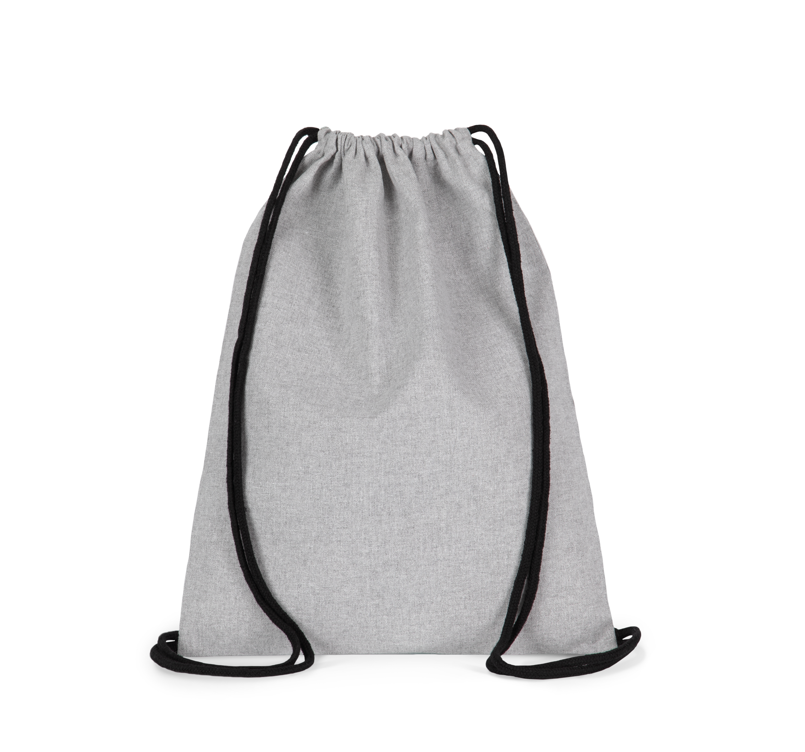 Saco em material reciclado com cordão de ajuste - Flint Grey