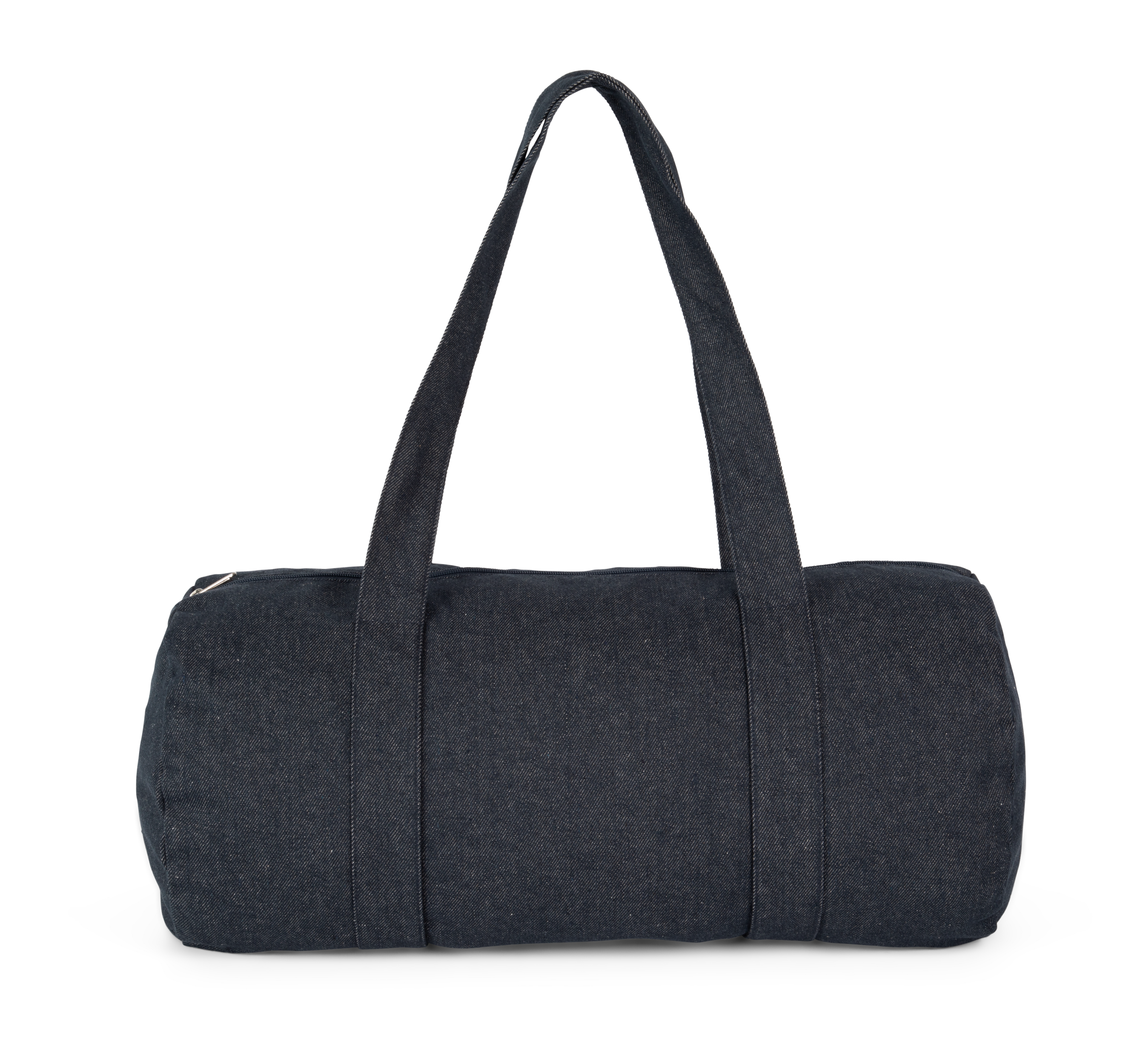 Saco cilíndrico denim — Azul Frente