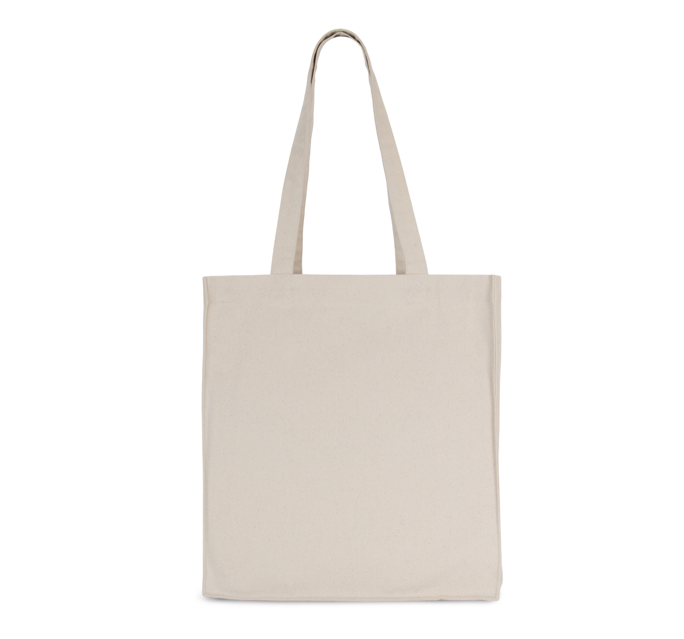 Saco de compras / Tote bag com fundo e fole - Natural