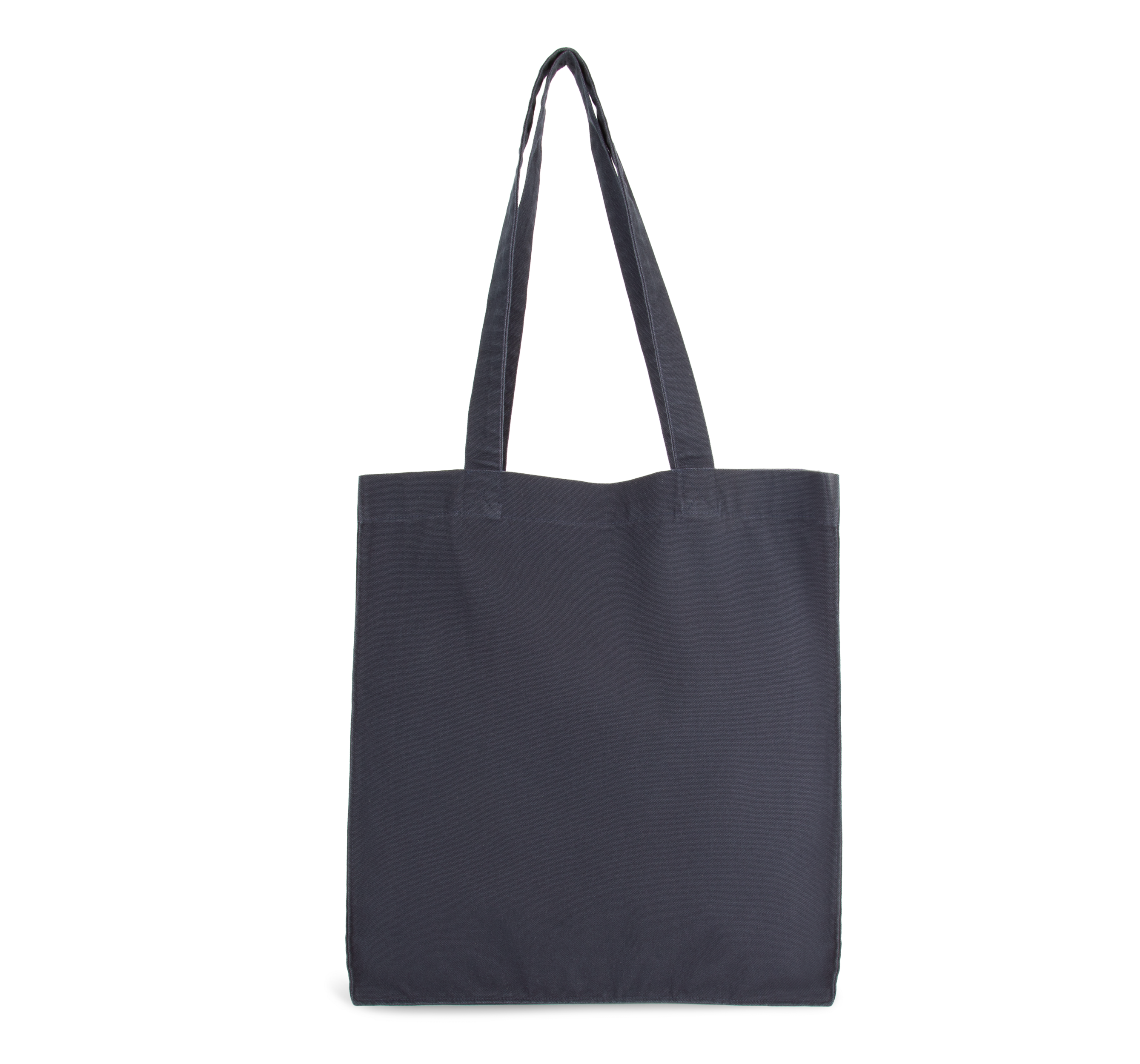 Saco de compras / Tote bag com fundo e fole - Washed Navy