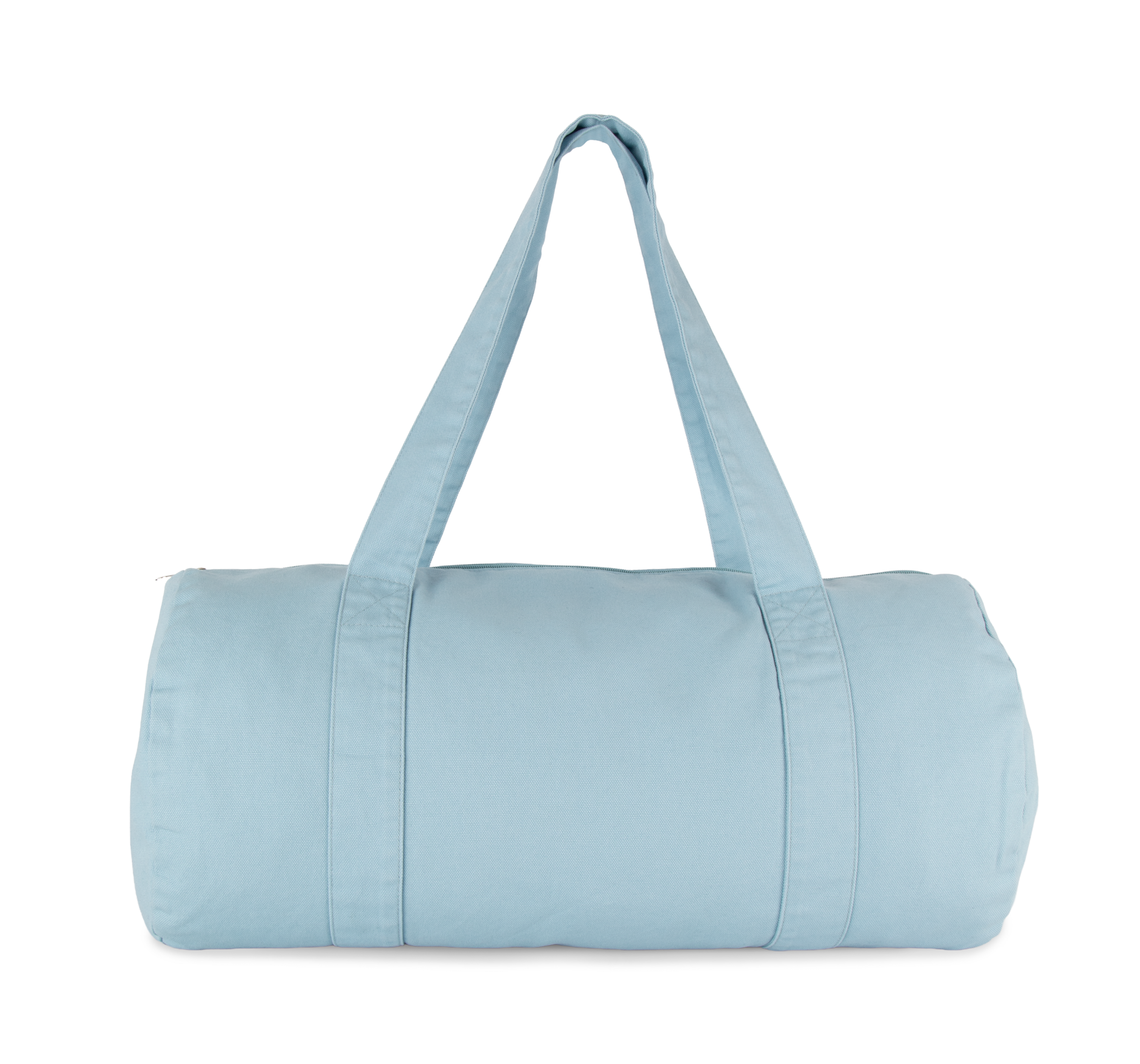 Saco cilíndrico em algodão biológico - Washed Dream Blue