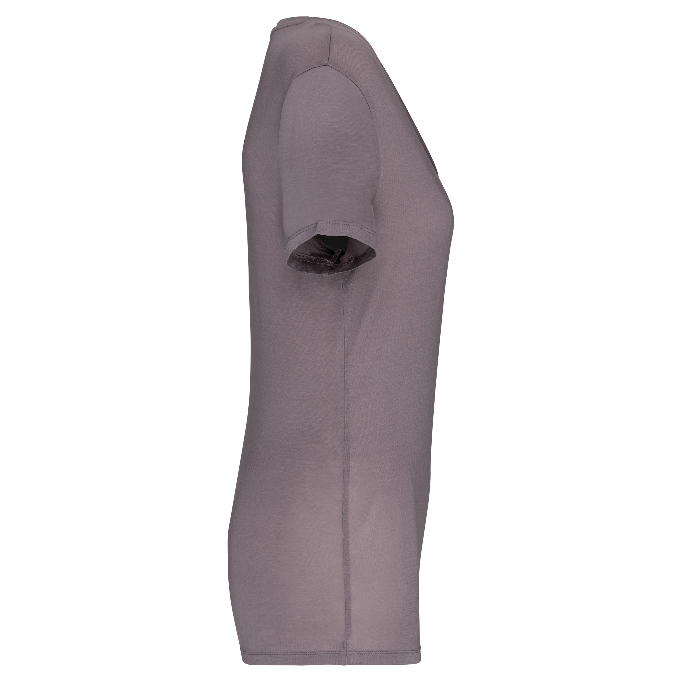 T-shirt Lyocell TENCEL™ col V manches courtes femme