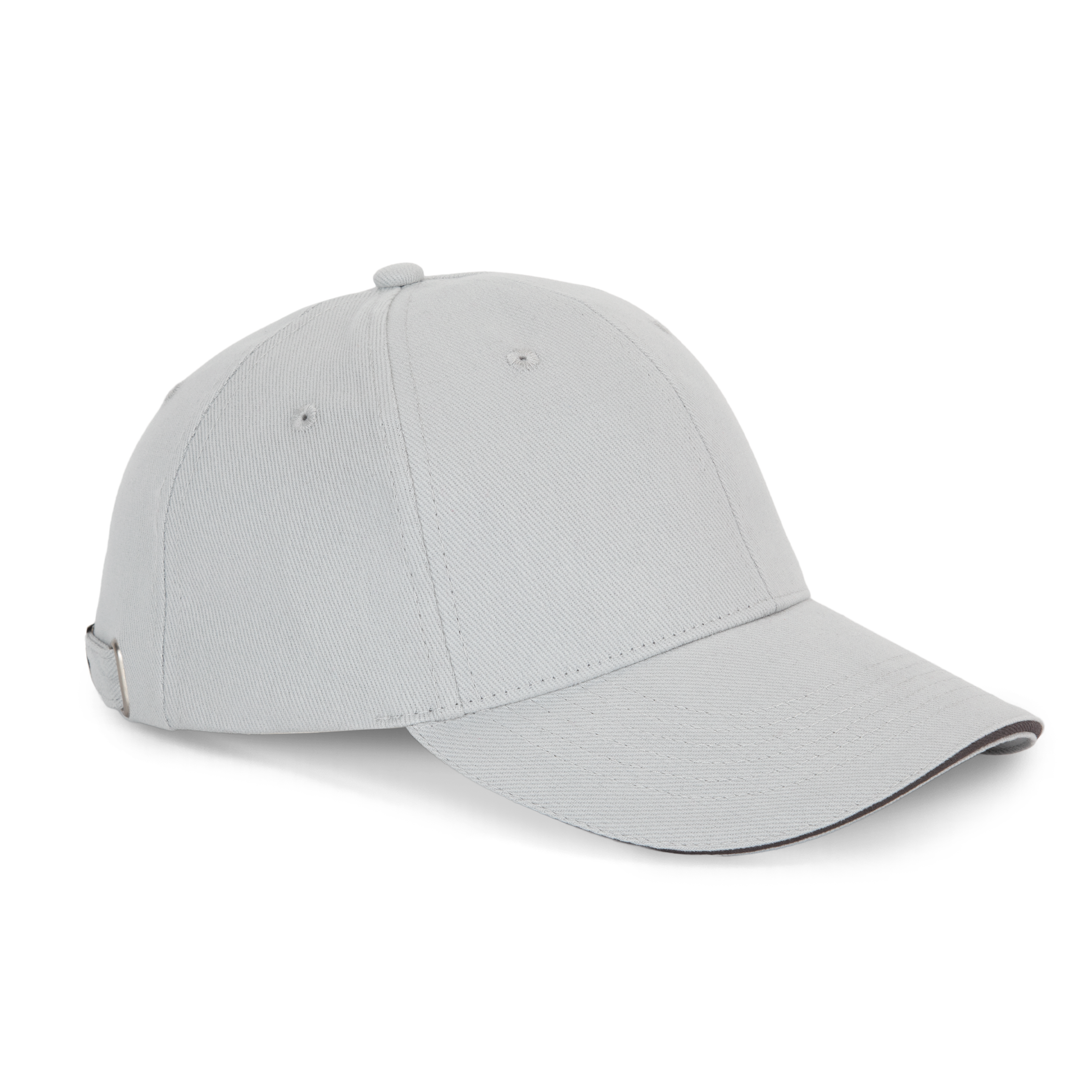 snow grey / dark grey ORLANDO - Gorra 6 paneles
