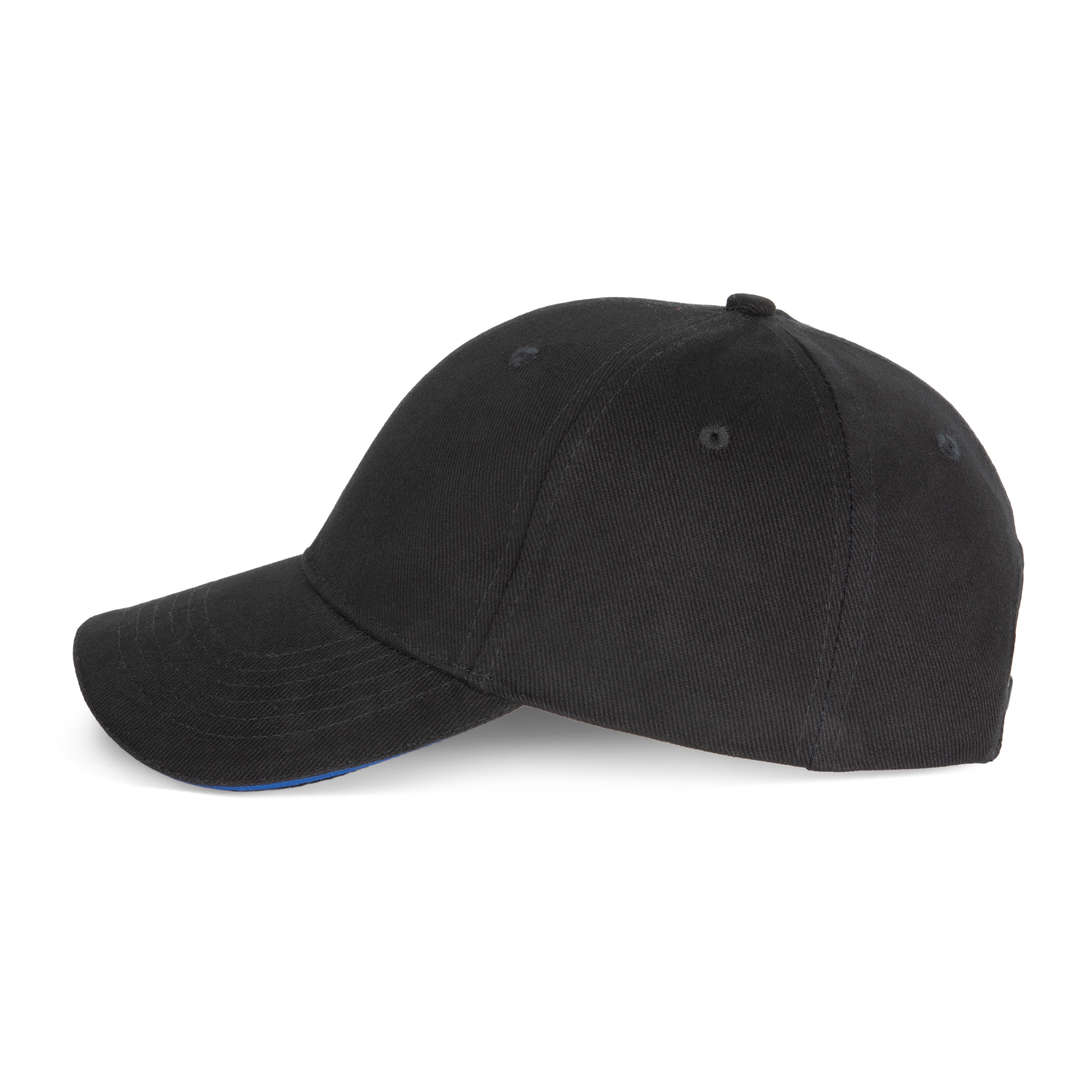 black / royal blue ORLANDO - Gorra 6 paneles