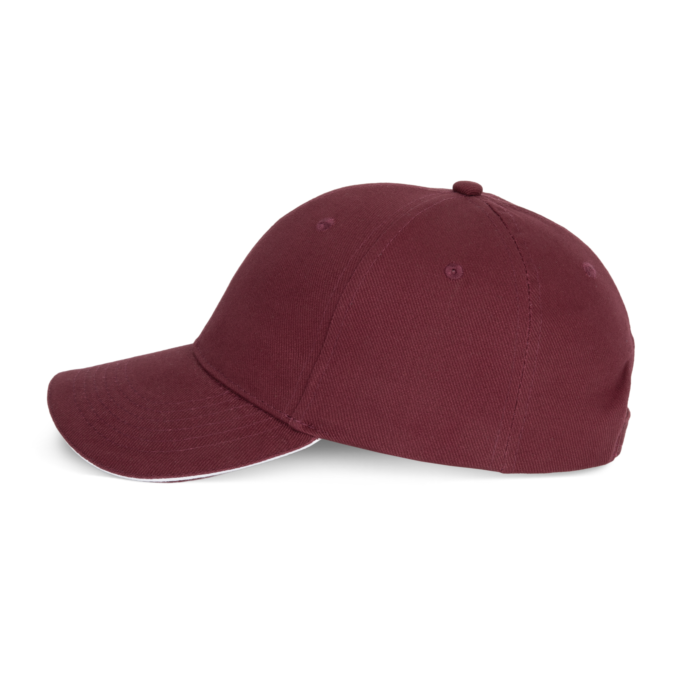 burgundy / white ORLANDO - Gorra 6 paneles