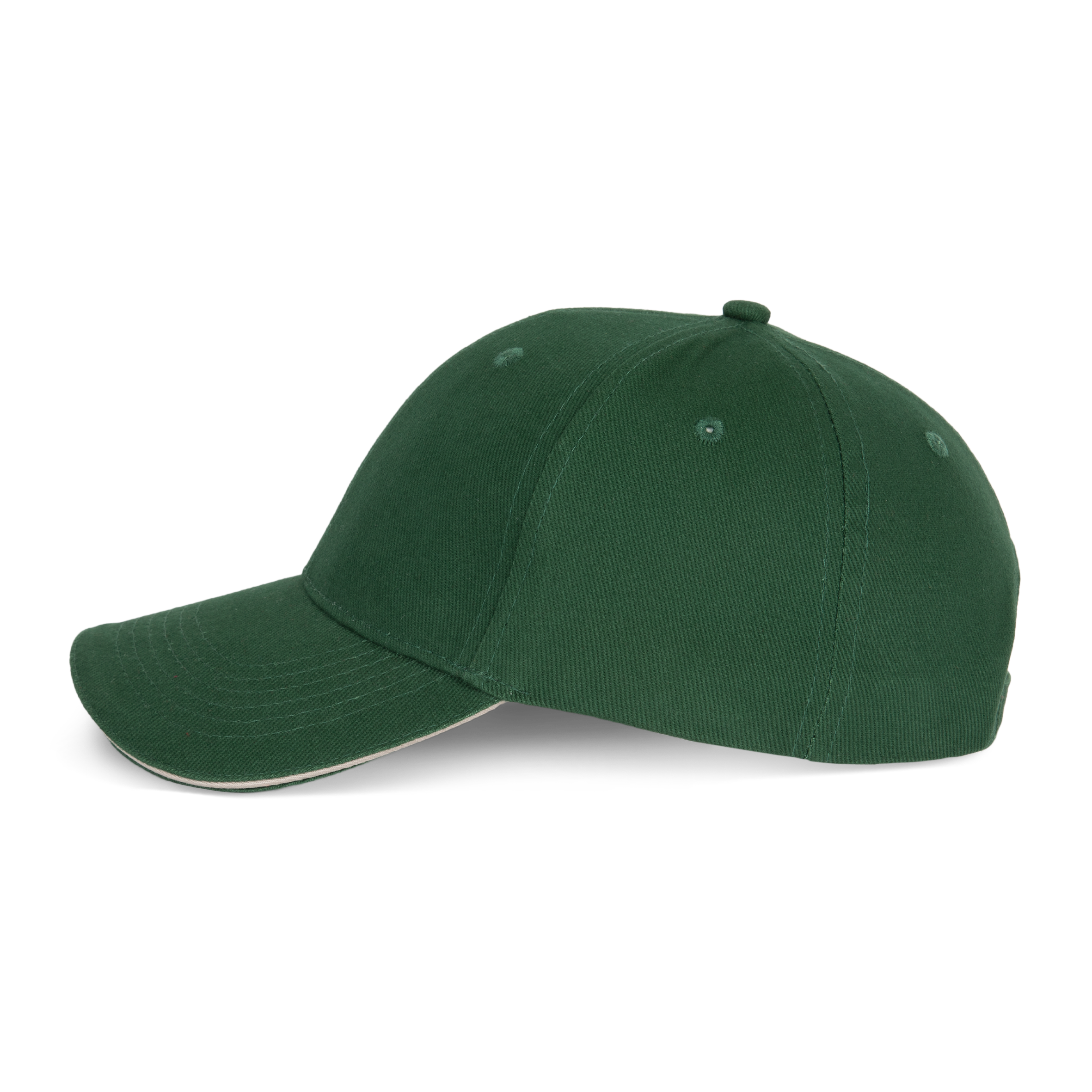 forest green / beige ORLANDO - Gorra 6 paneles