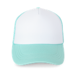 White / Pastel Cyan