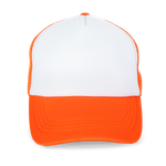 White / Vermillon Orange