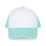 White / Pastel Cyan
