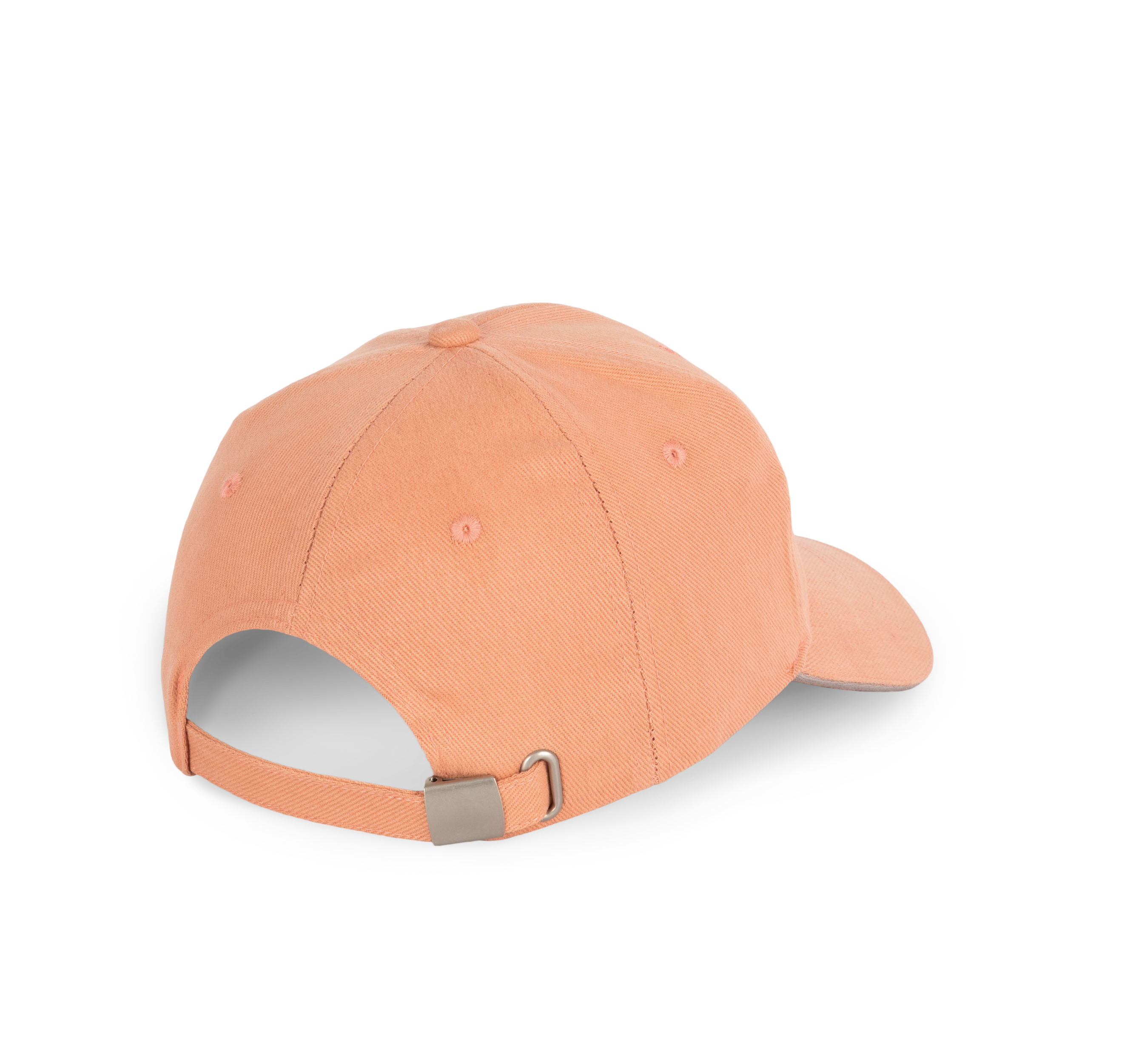 Casquette en coton biologique à sandwich contrasté – 6 panneaux - Image 22