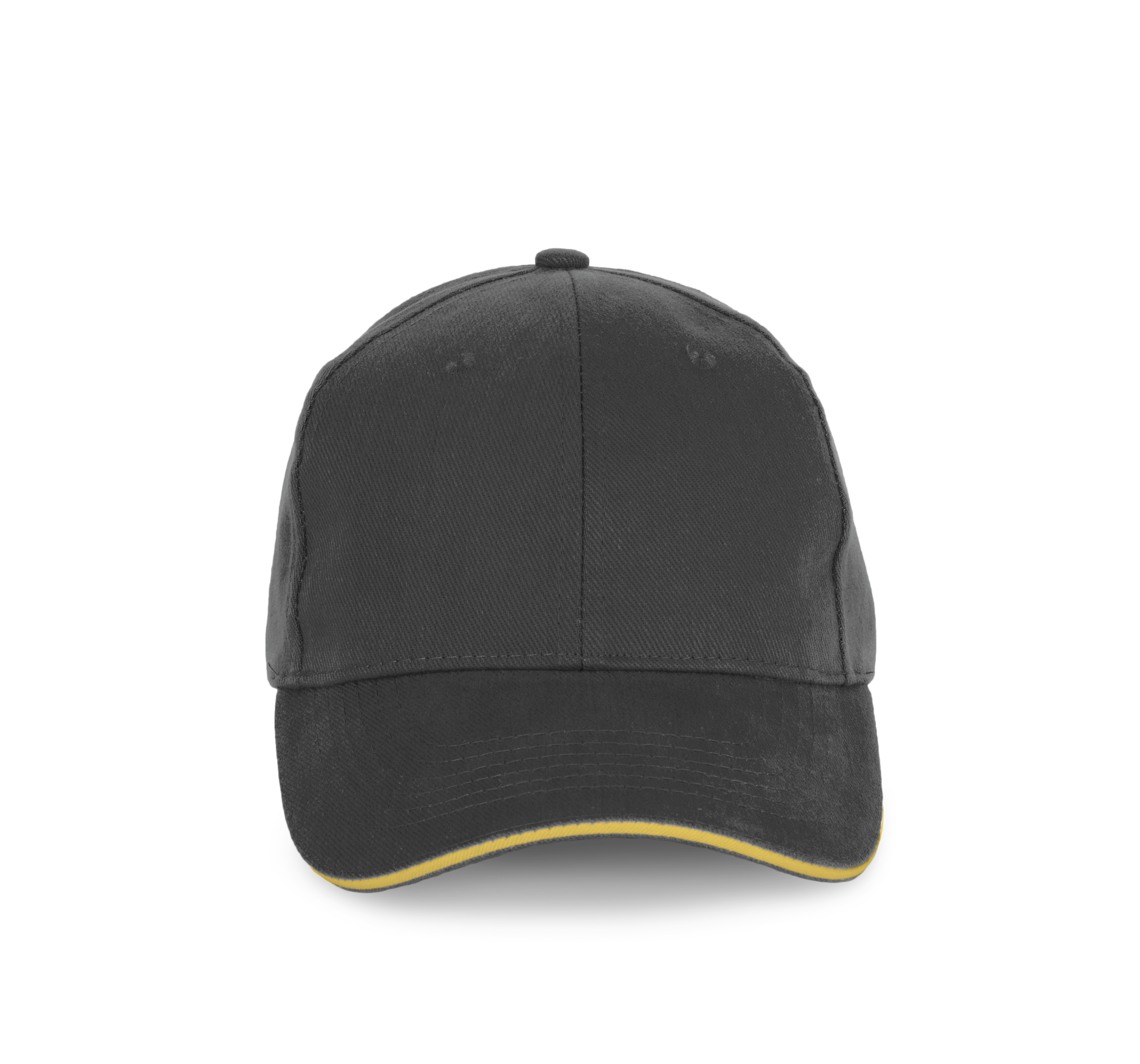 Casquette en coton biologique à sandwich contrasté – 6 panneaux - Image 18