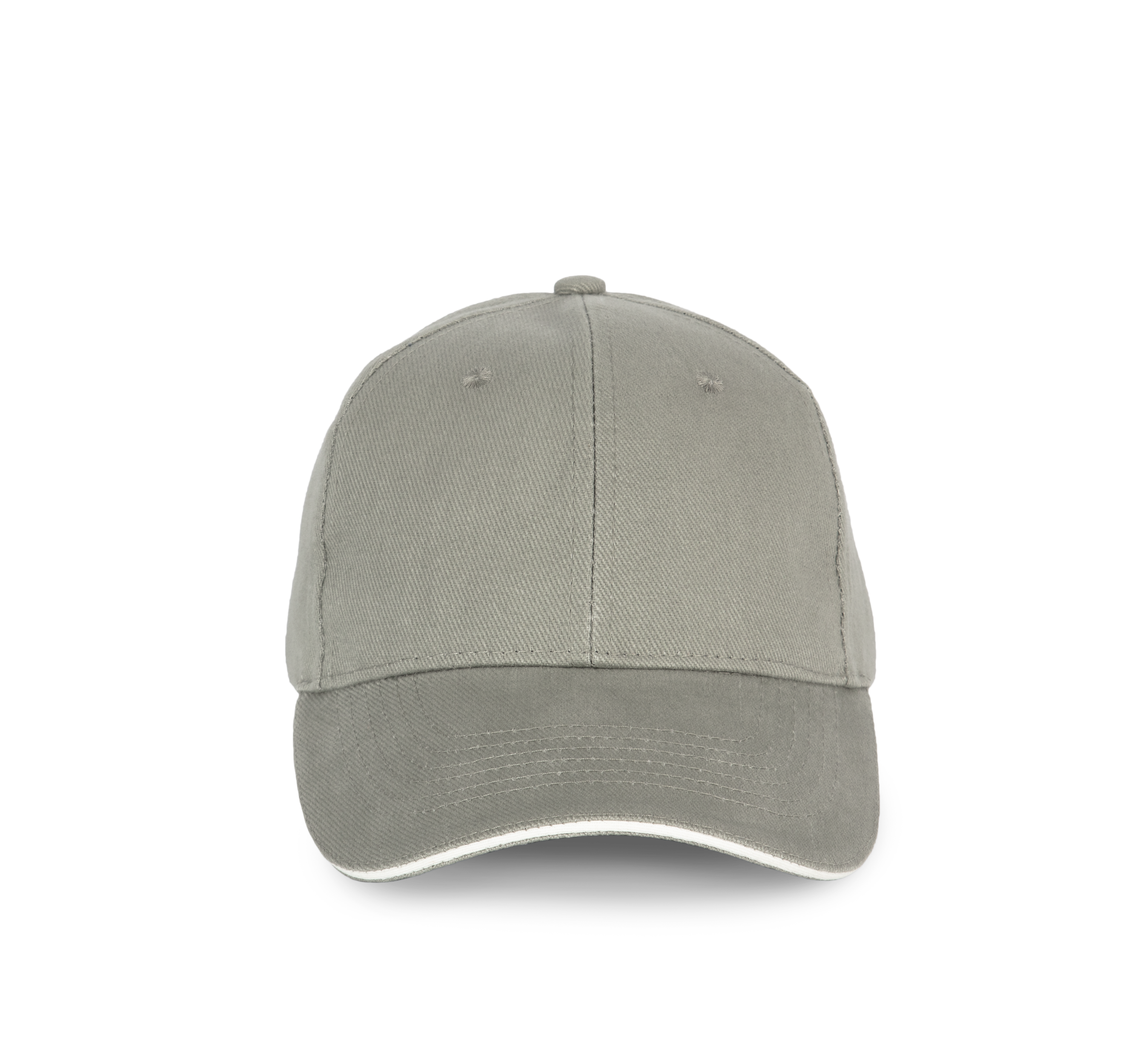 Casquette en coton biologique à sandwich contrasté – 6 panneaux - Image 19