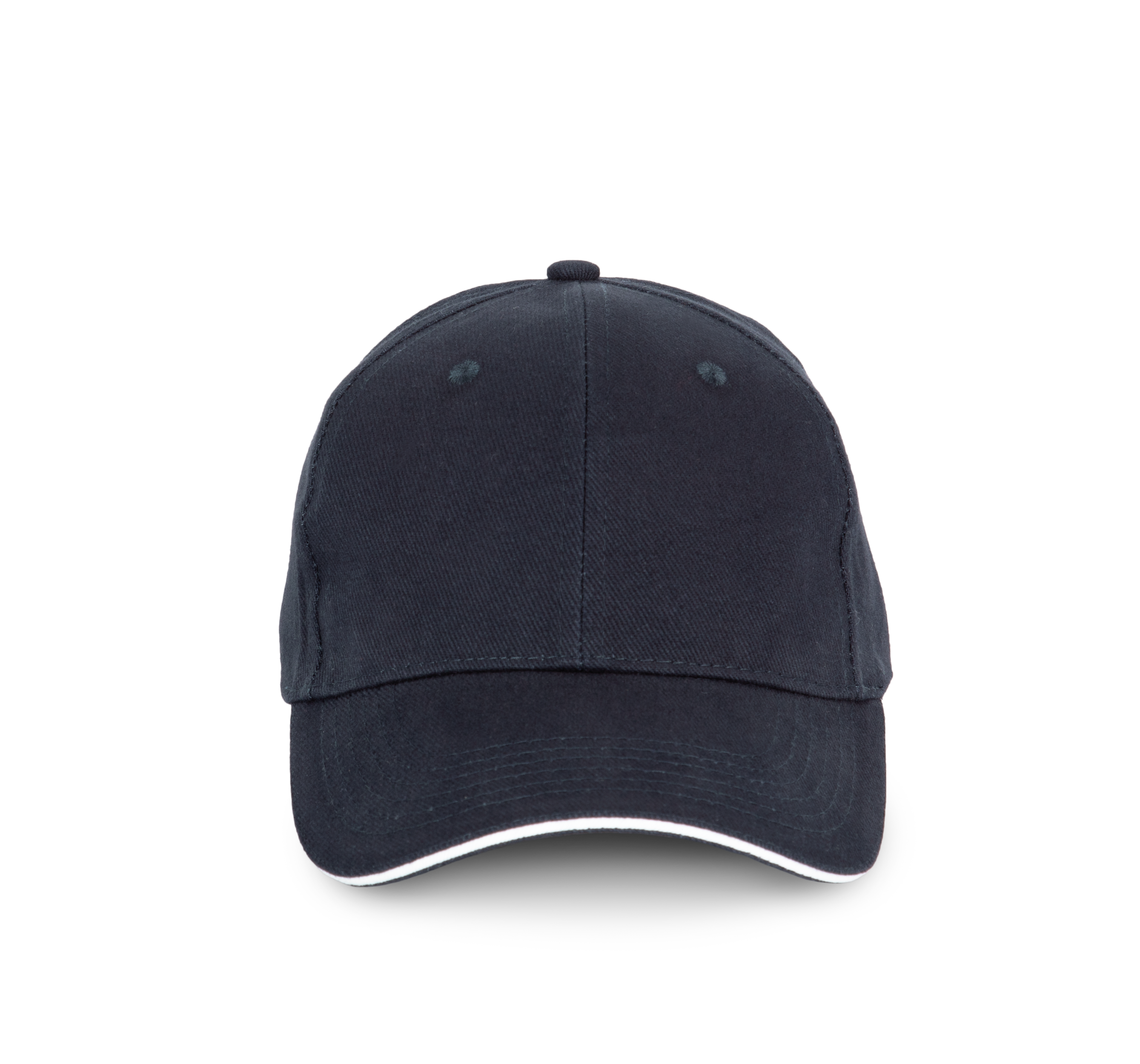 Casquette en coton biologique à sandwich contrasté – 6 panneaux - Image 20