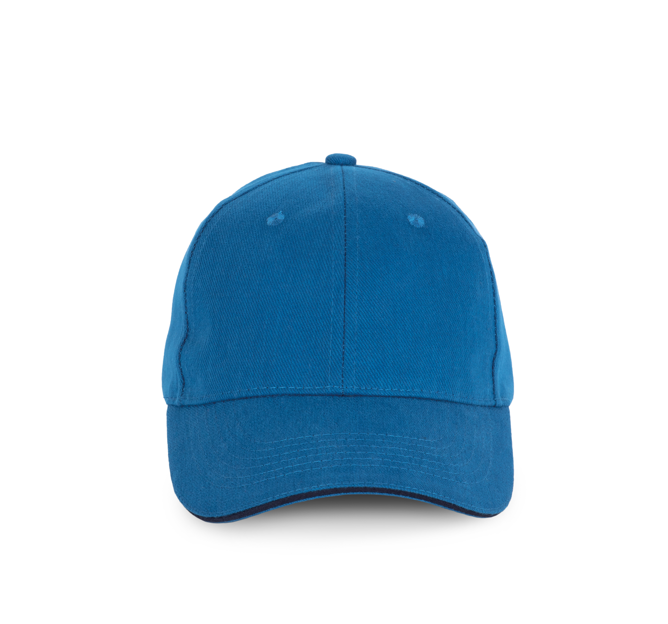 Casquette en coton biologique à sandwich contrasté – 6 panneaux - Image 25