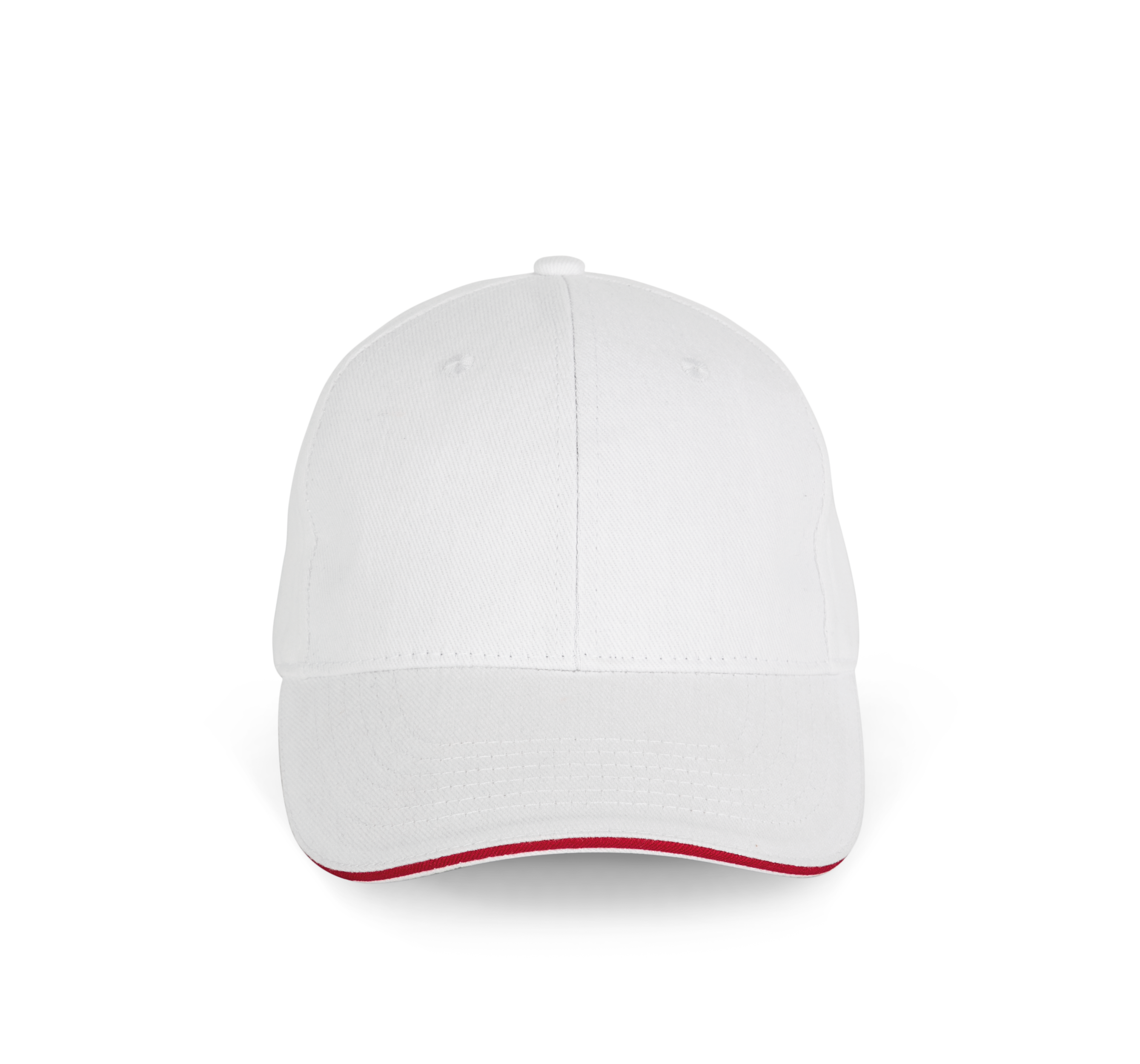 Casquette en coton biologique à sandwich contrasté – 6 panneaux - Image 27