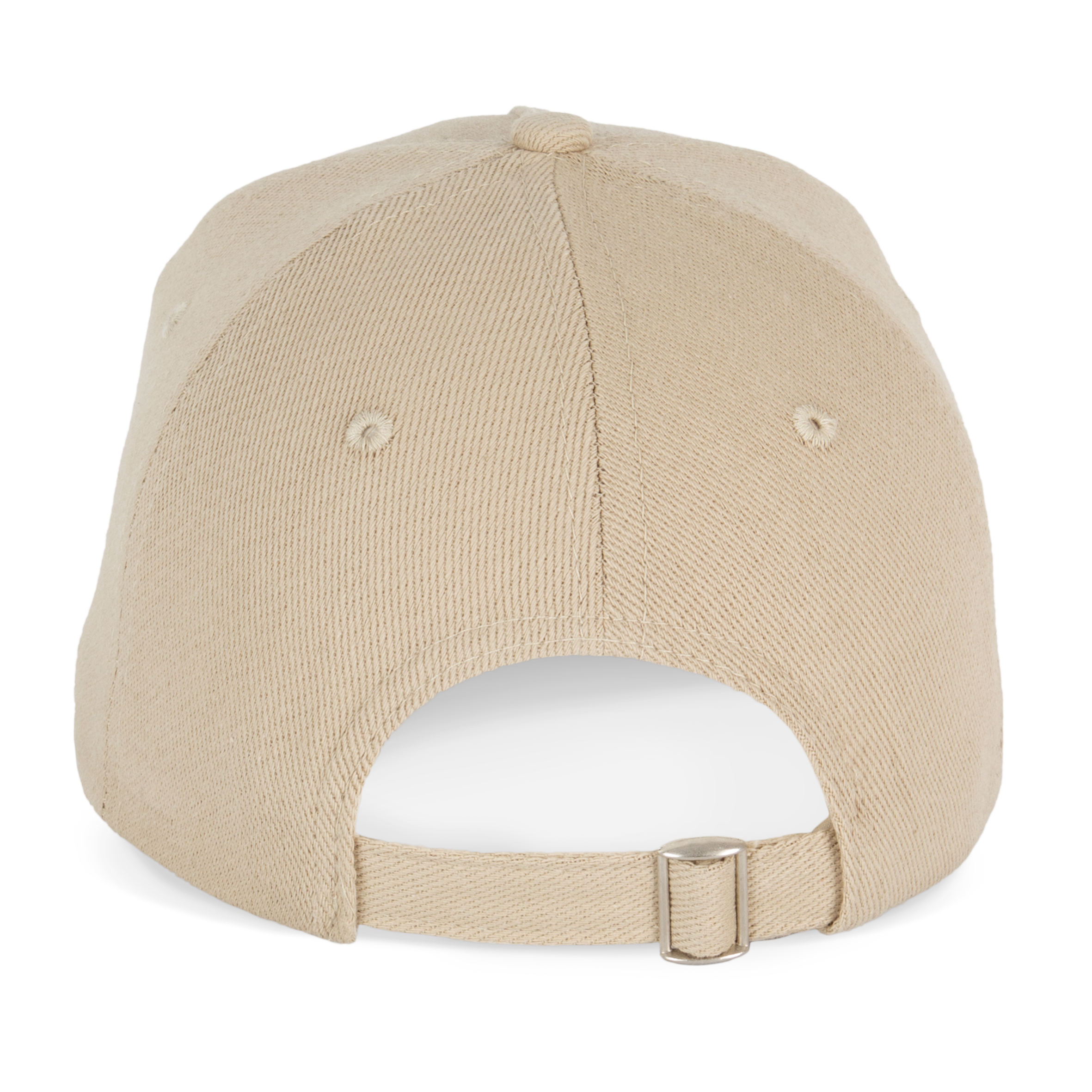 Boné em algodão e poliéster reciclados K-loop tracking - 5 painéis - Beige