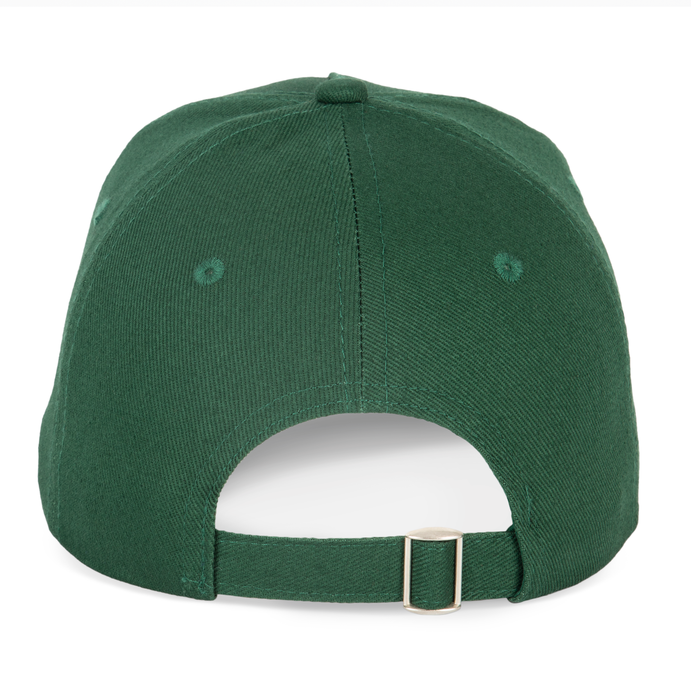 Boné em algodão e poliéster reciclados K-loop tracking - 5 painéis - Forest Green