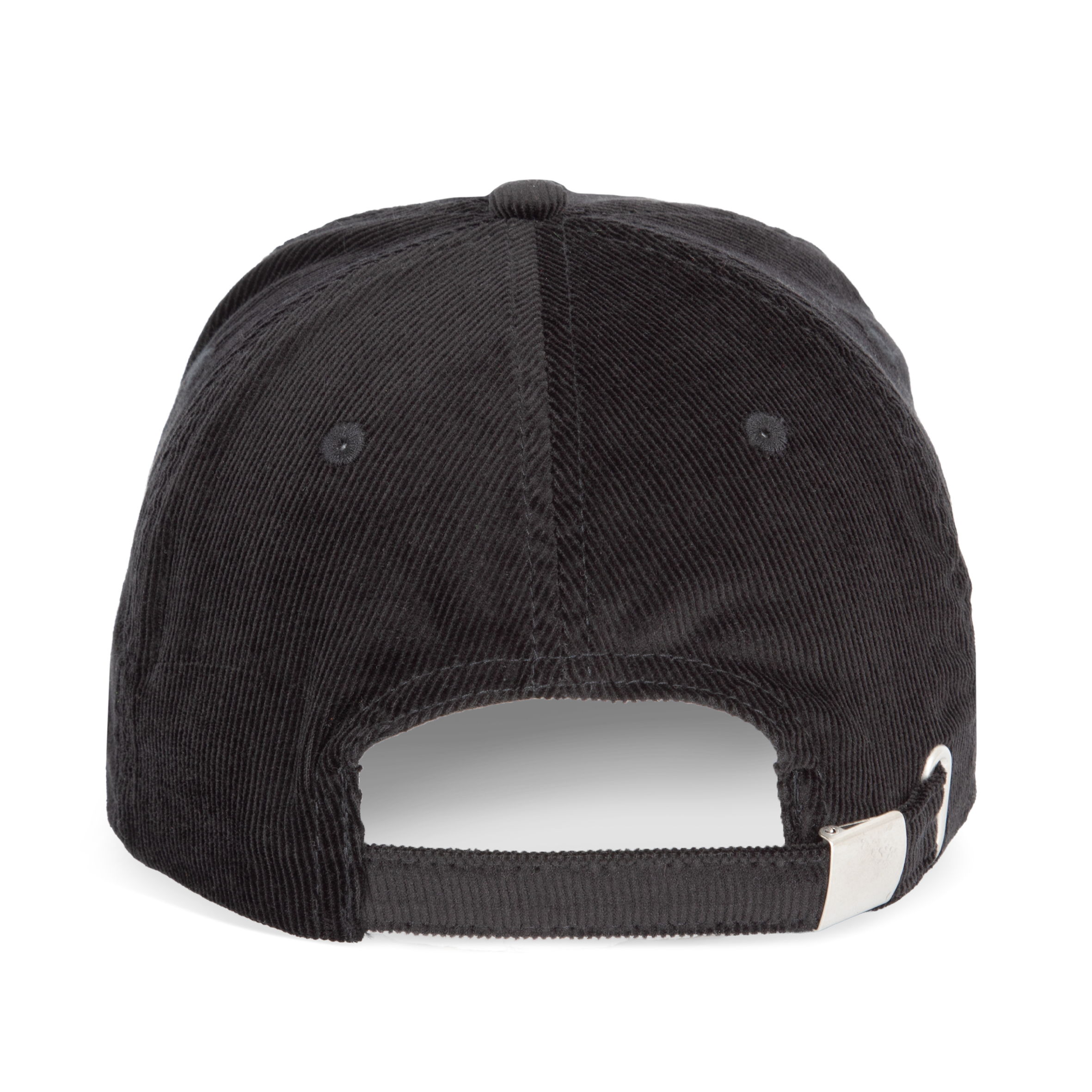Casquette en velours profil bas — Black