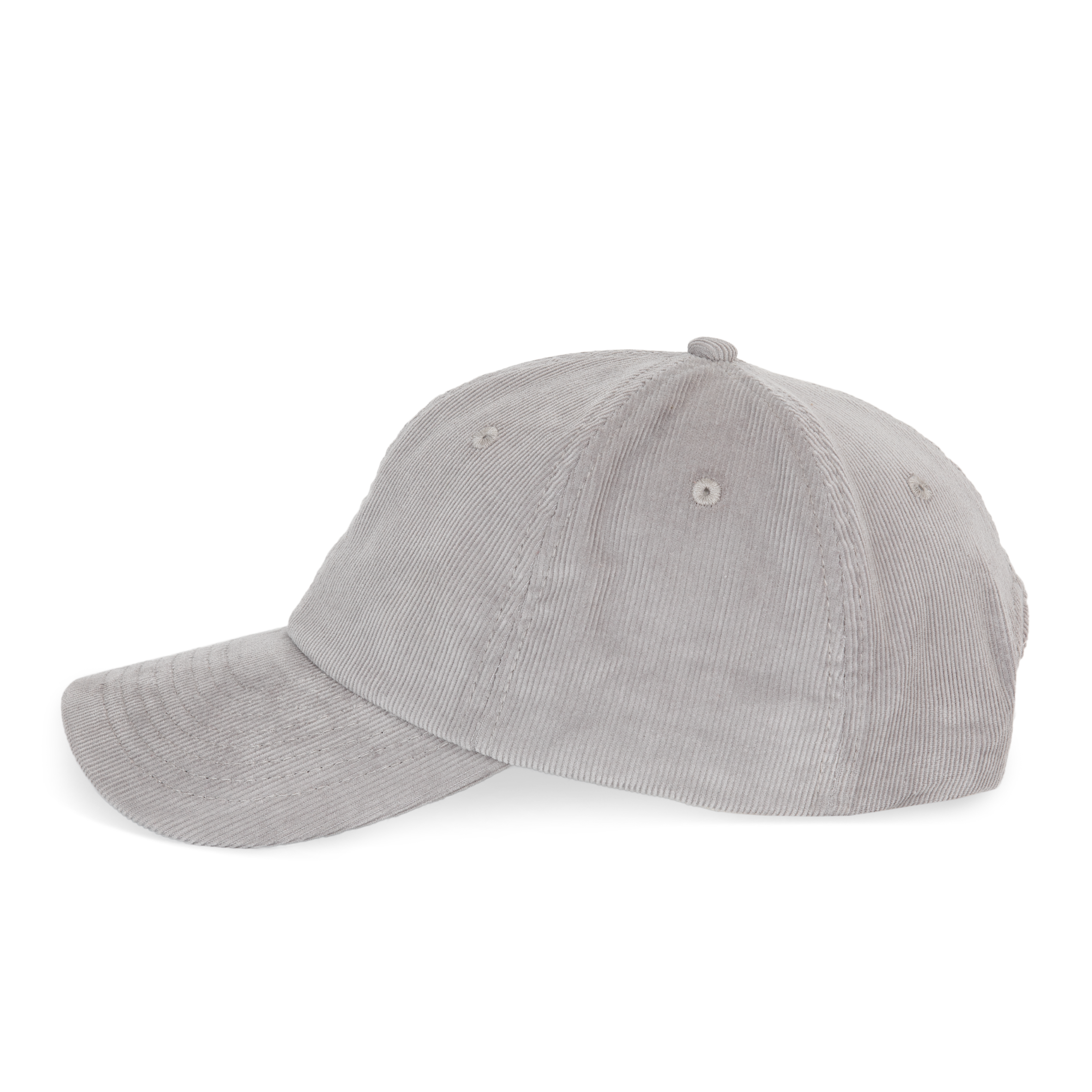 Gorra de terciopelo de perfil bajo