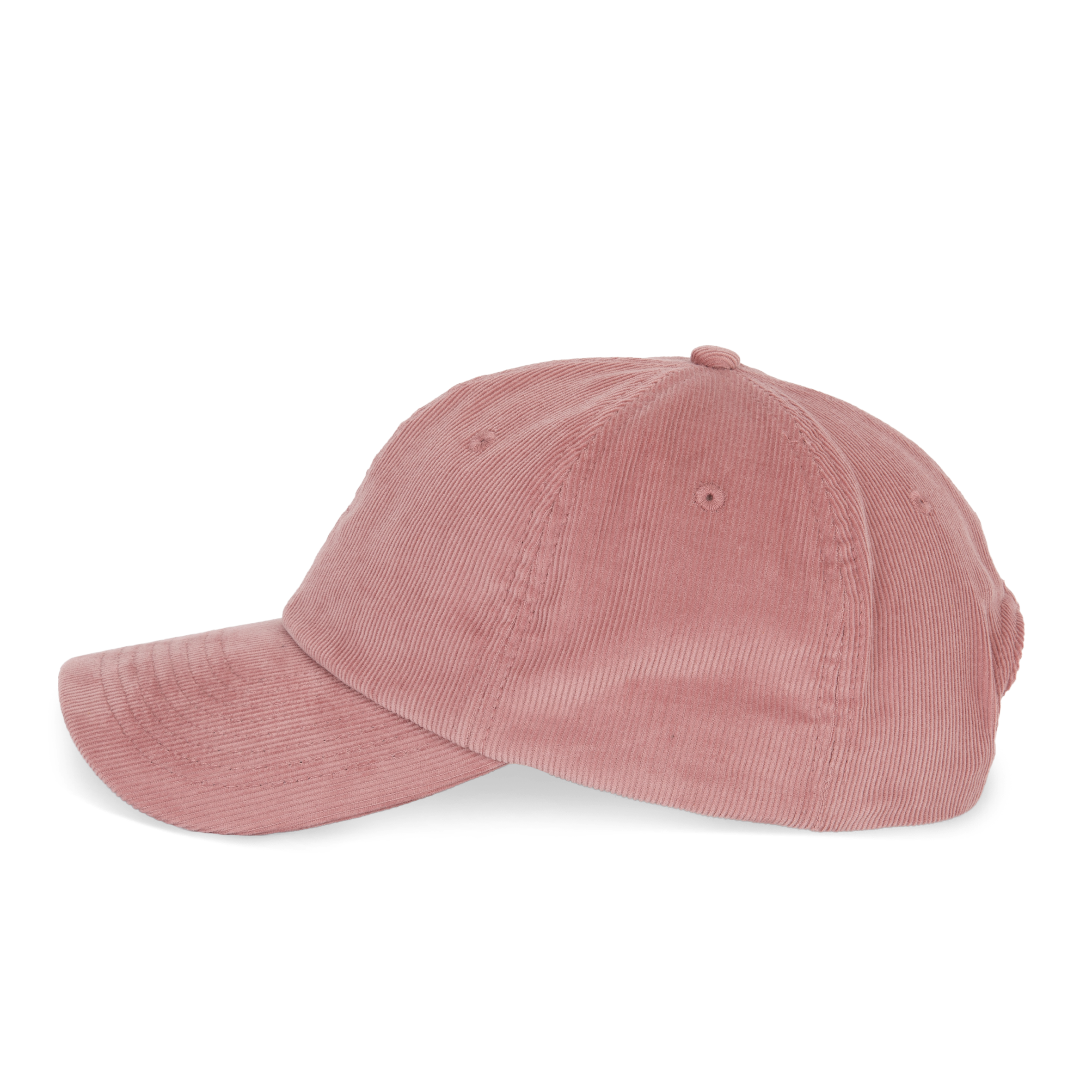 Gorra de terciopelo de perfil bajo