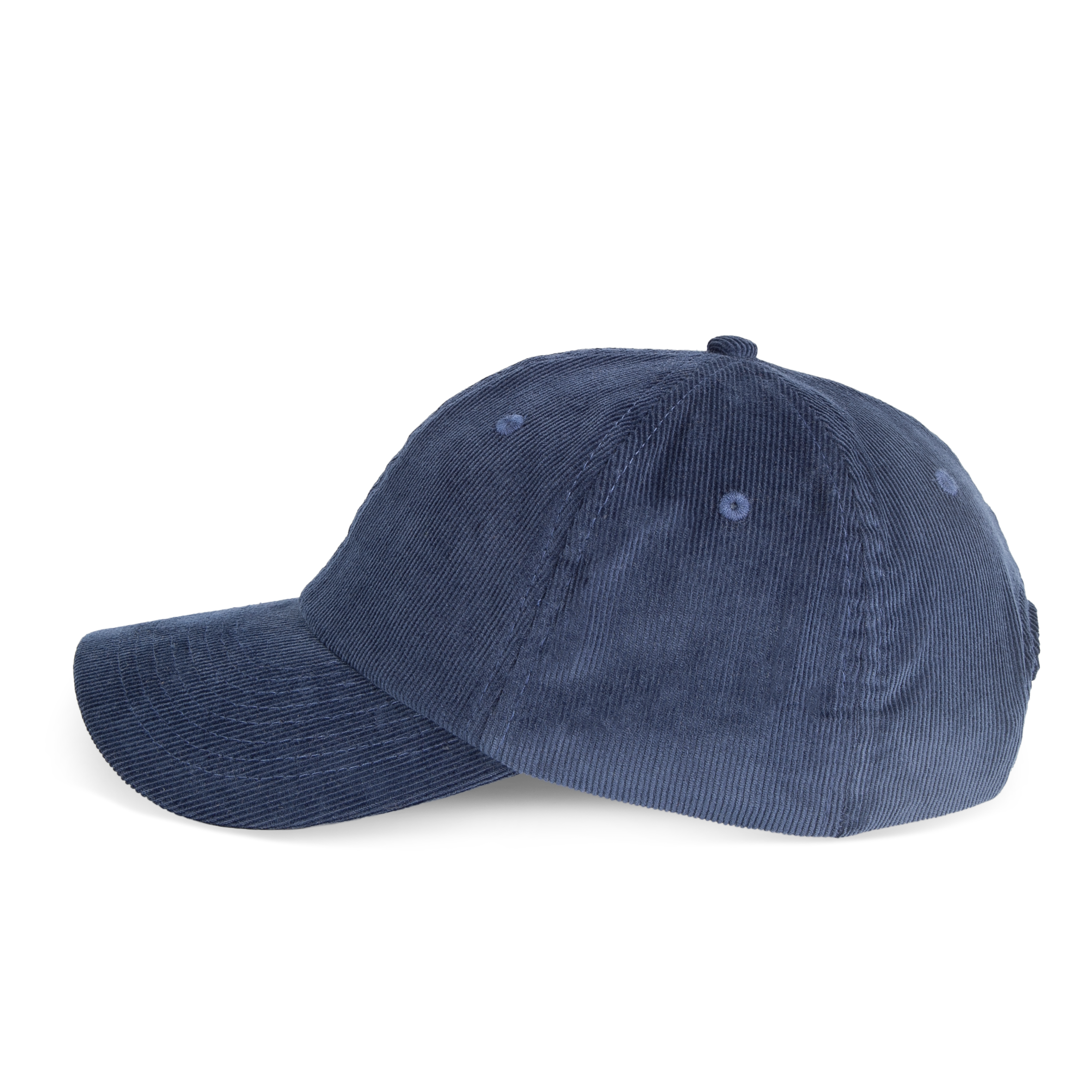 Gorra de terciopelo de perfil bajo