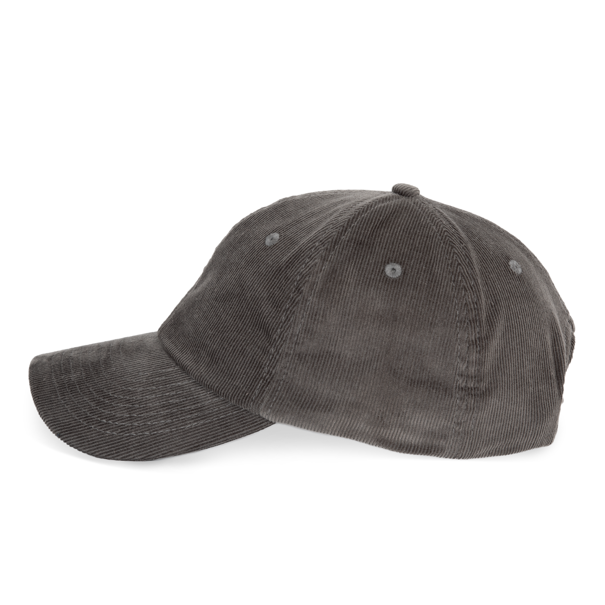 Gorra de terciopelo de perfil bajo