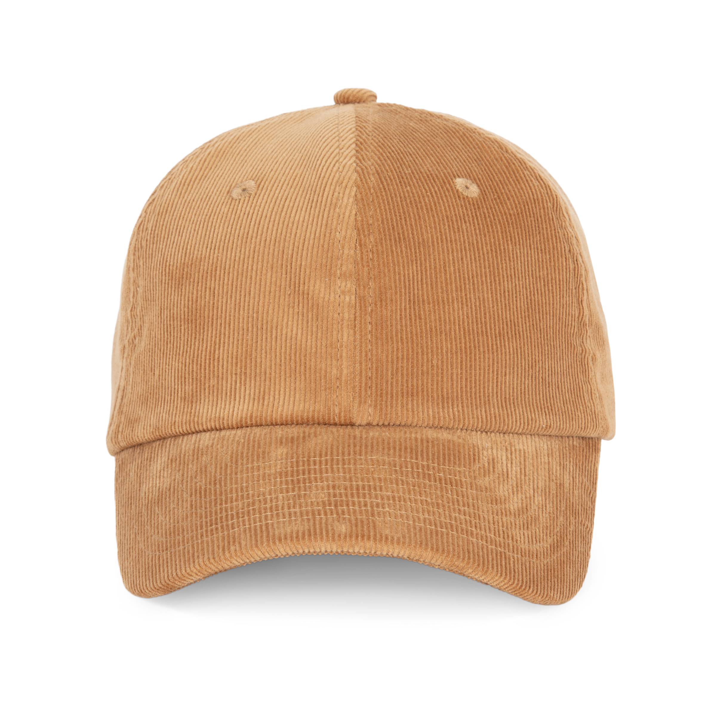 Casquette en velours profil bas