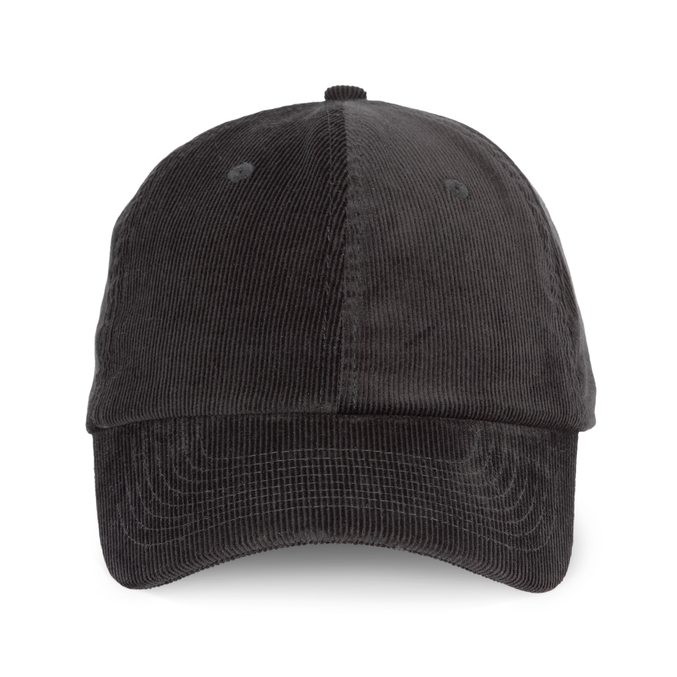 Casquette en velours profil bas — Black