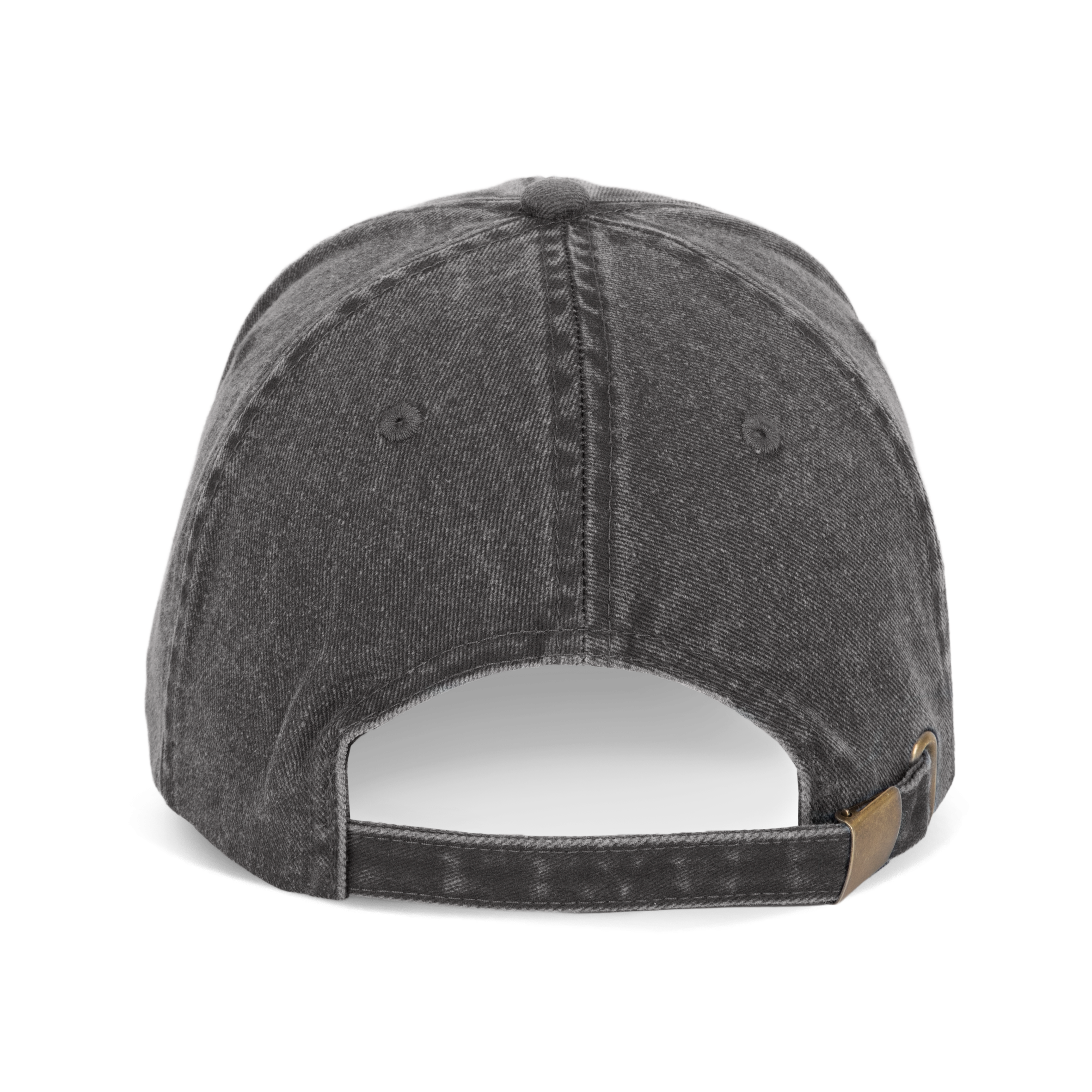 washed smoky black Gorra de estilo vintage
