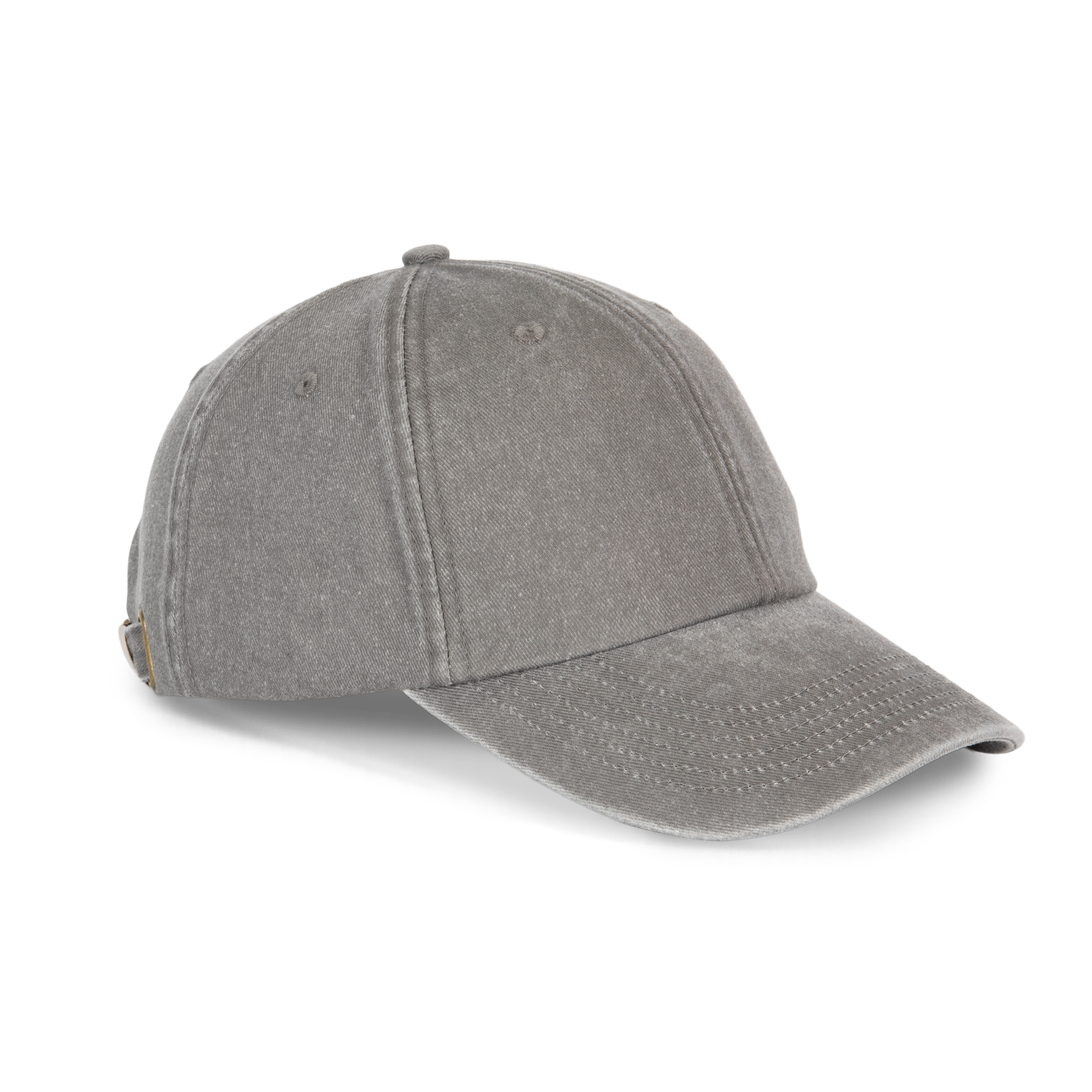 washed concrete grey Gorra de estilo vintage