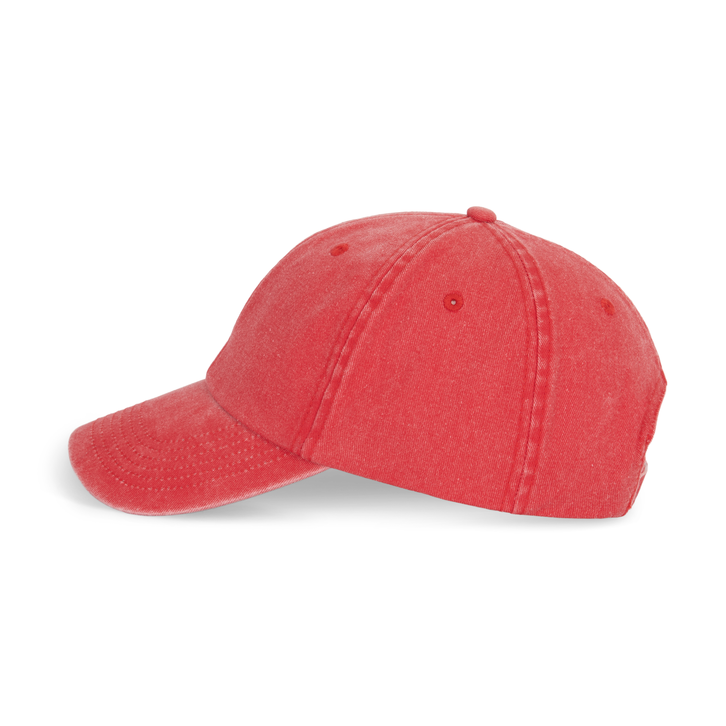 washed red Gorra de estilo vintage