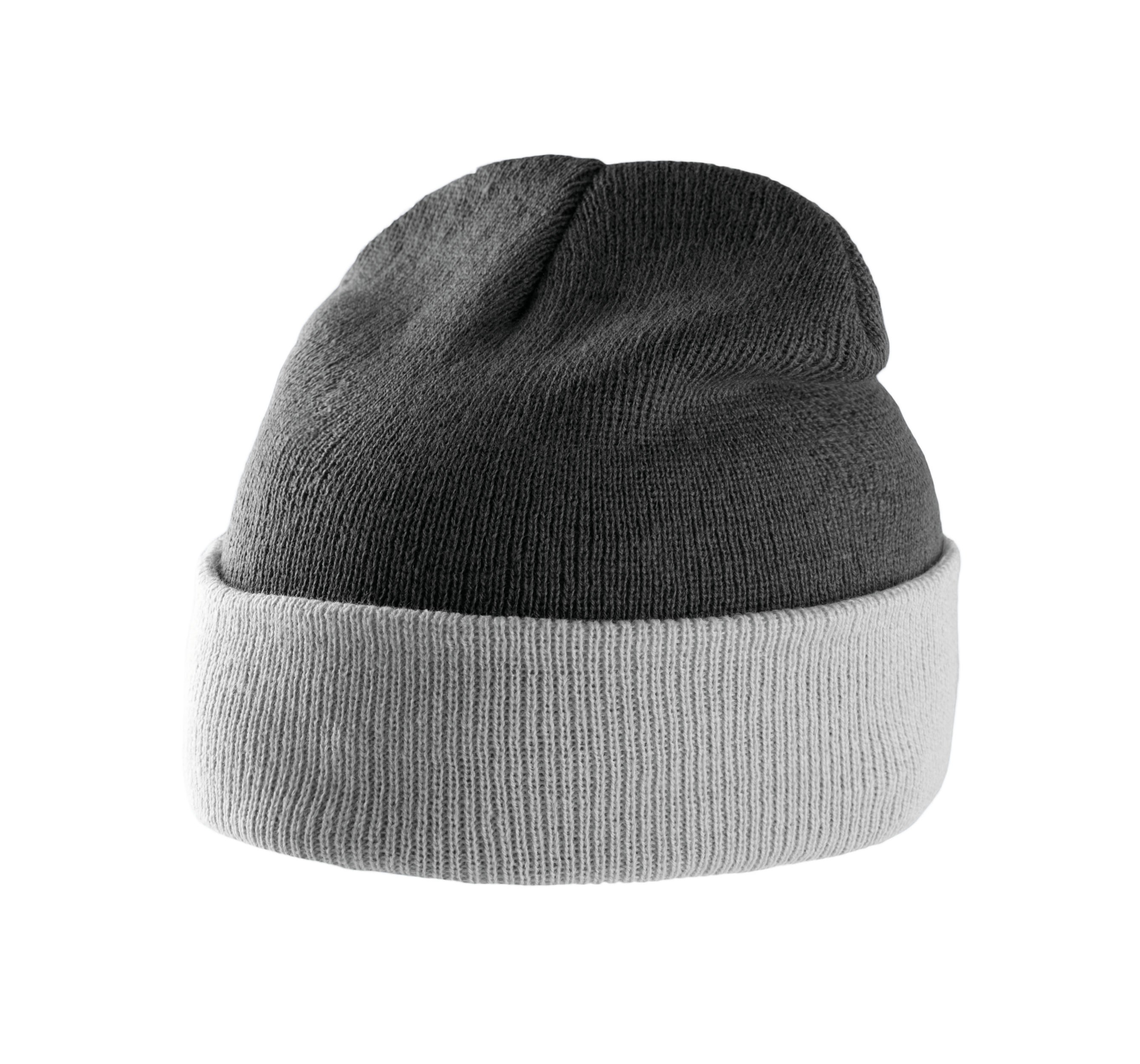 Bonnet bicolore avec revers - Image 8