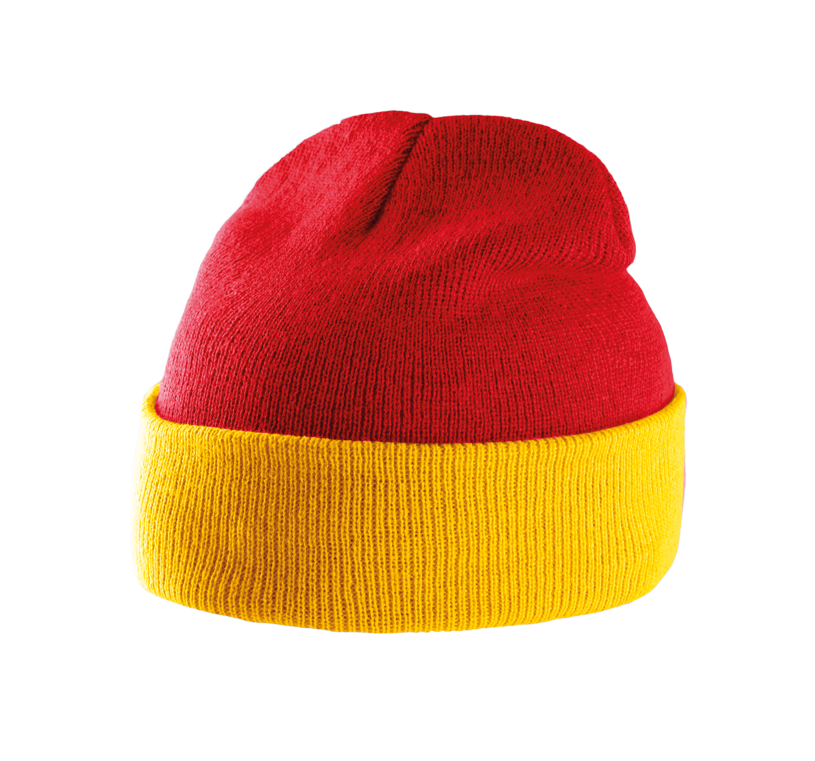 Bonnet bicolore avec revers - Image 9