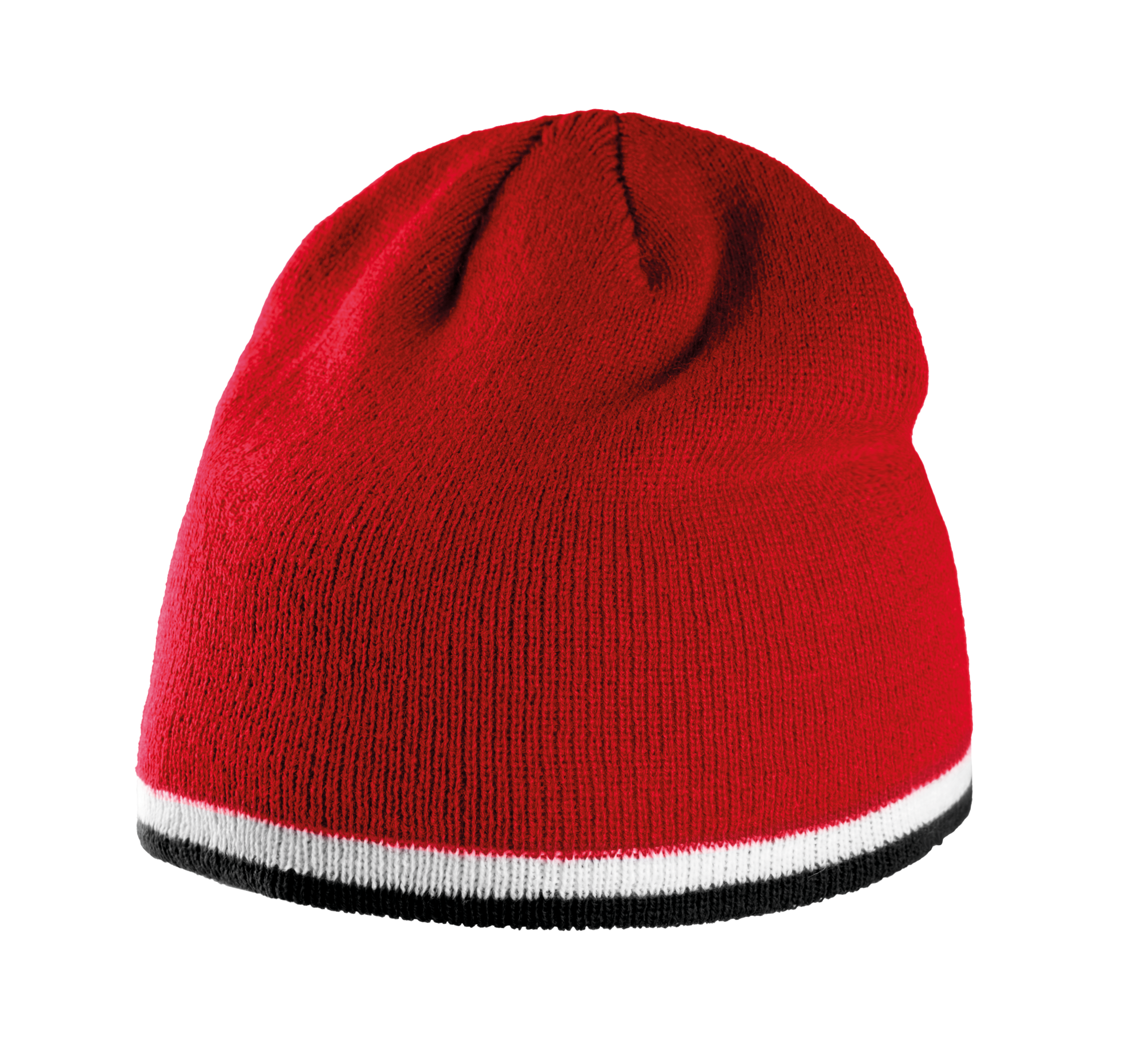 Bonnet bande bicolore contrastée - Image 12