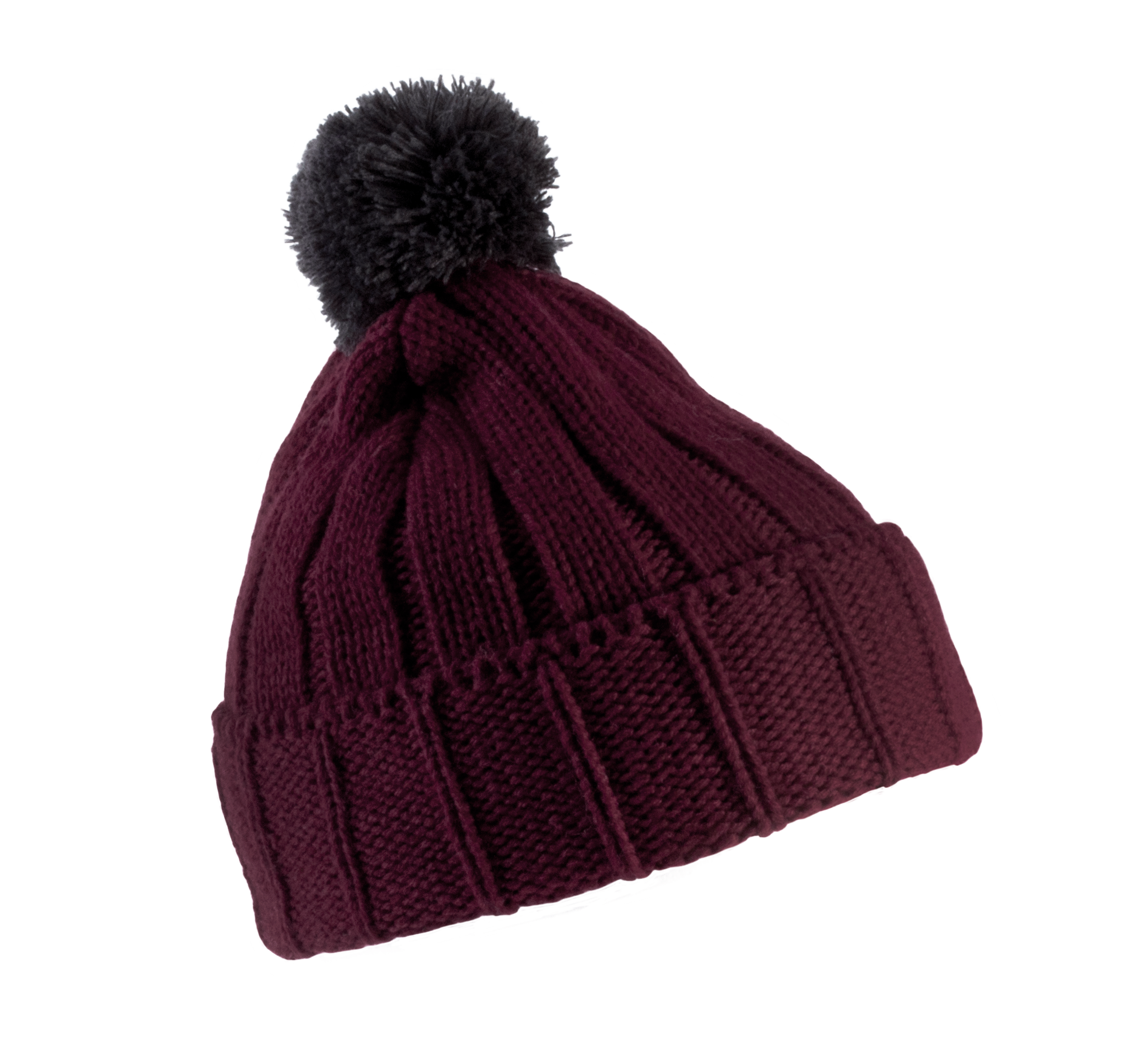 Bonnet à pompon avec revers - Image 7