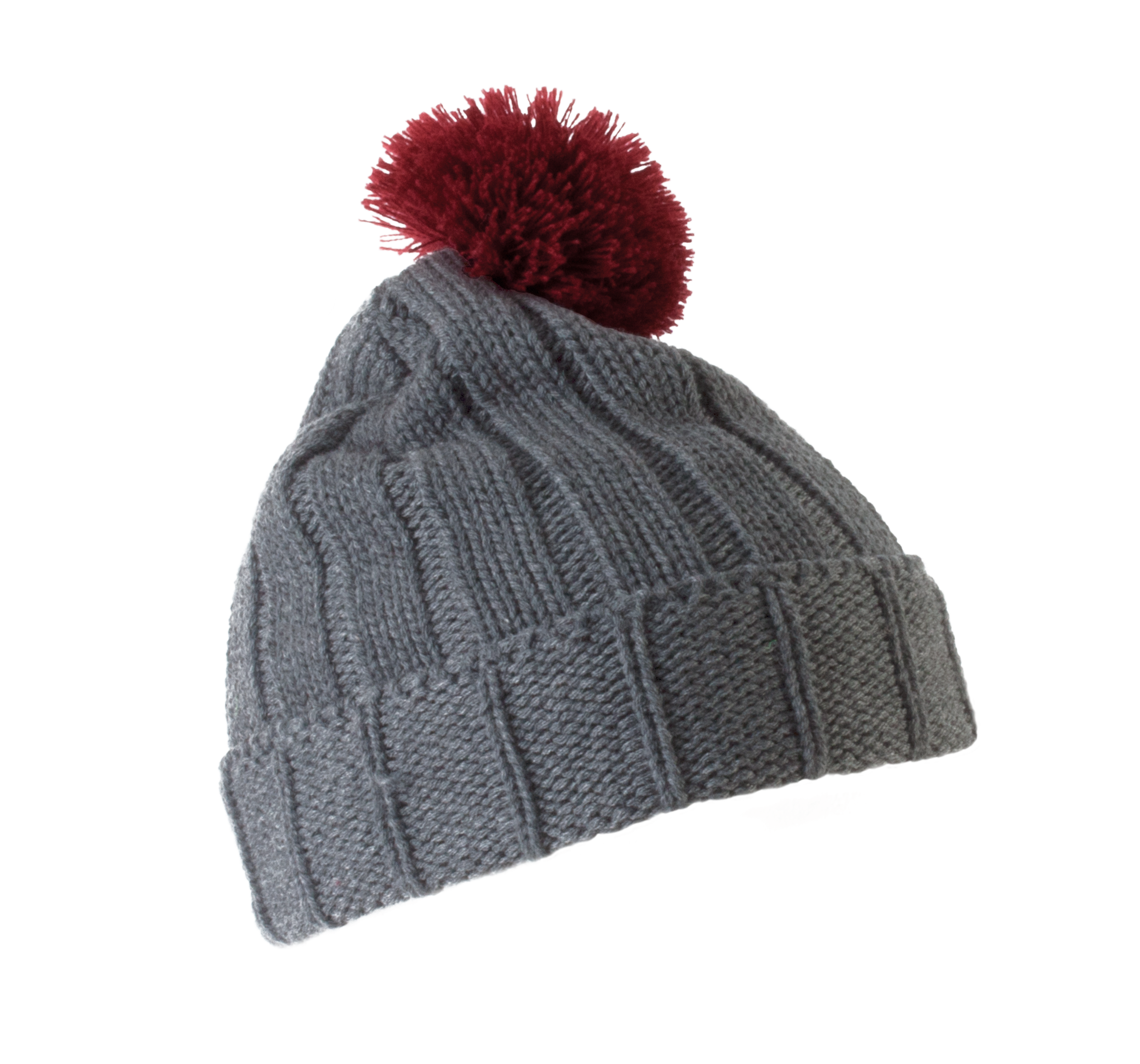 Bonnet à pompon avec revers - Image 8