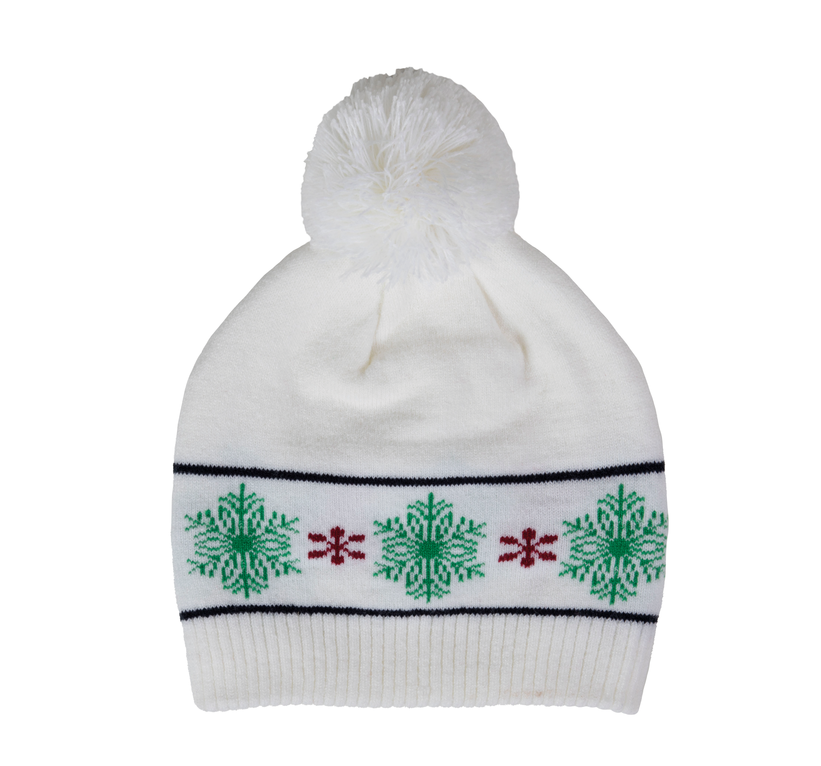 Gorro motivo de Natal - Off White