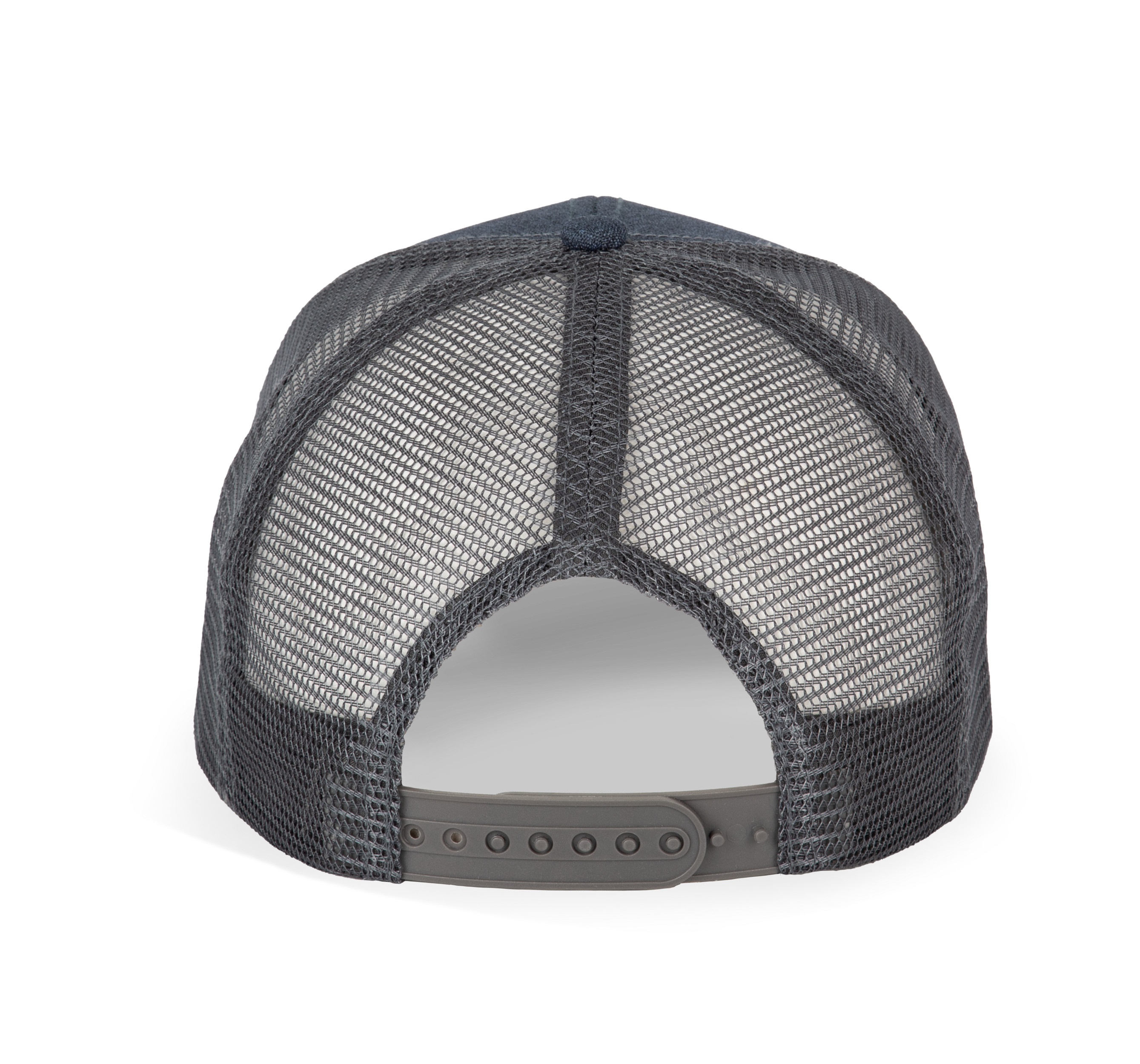 Boné trucker - 6 painéis - Abyss Blue Heather