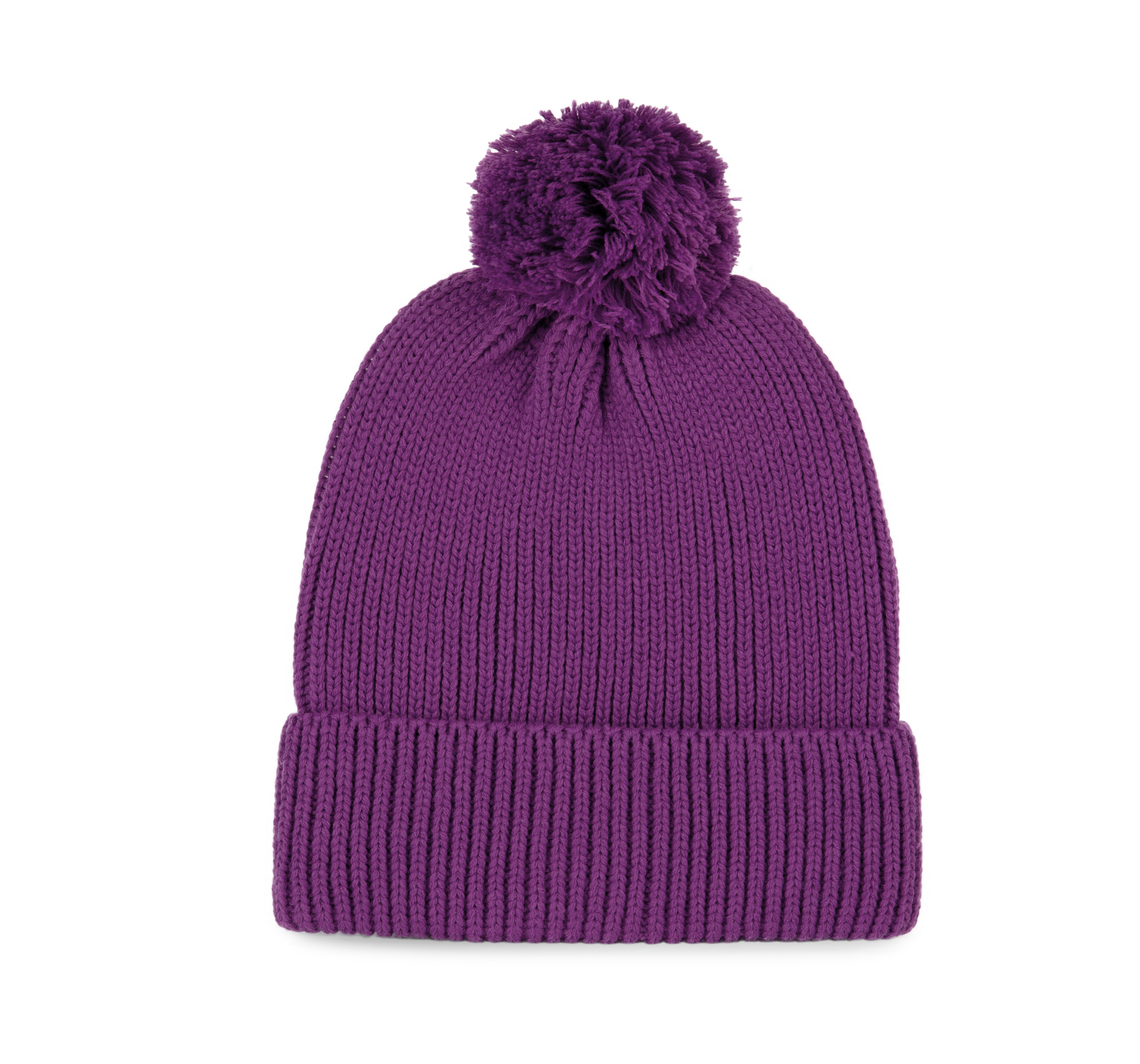 Gorro com pompom - Mauve